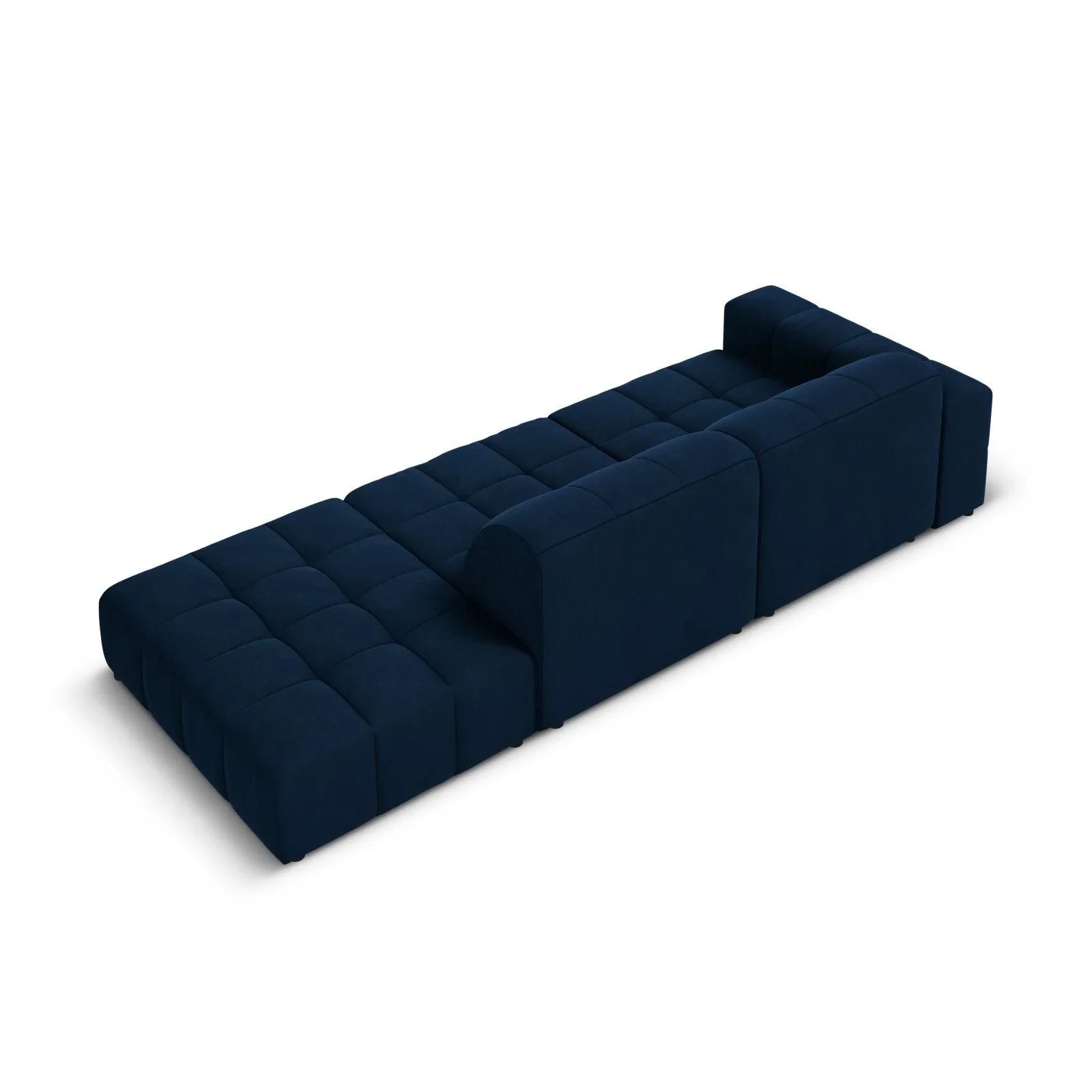 Jennifer 3-Sitzer Ecksofa, Rechte Seite offen, mit Bezug aus Samt oder Chenille, 262x102 cm - Image 64