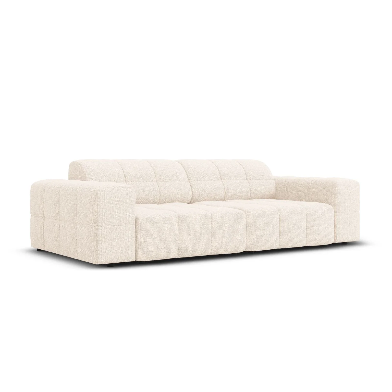 Jennifer 3-Sitzer Sofa mit Bezug aus Samt oder Chenille, 204x102 cm - Image 2