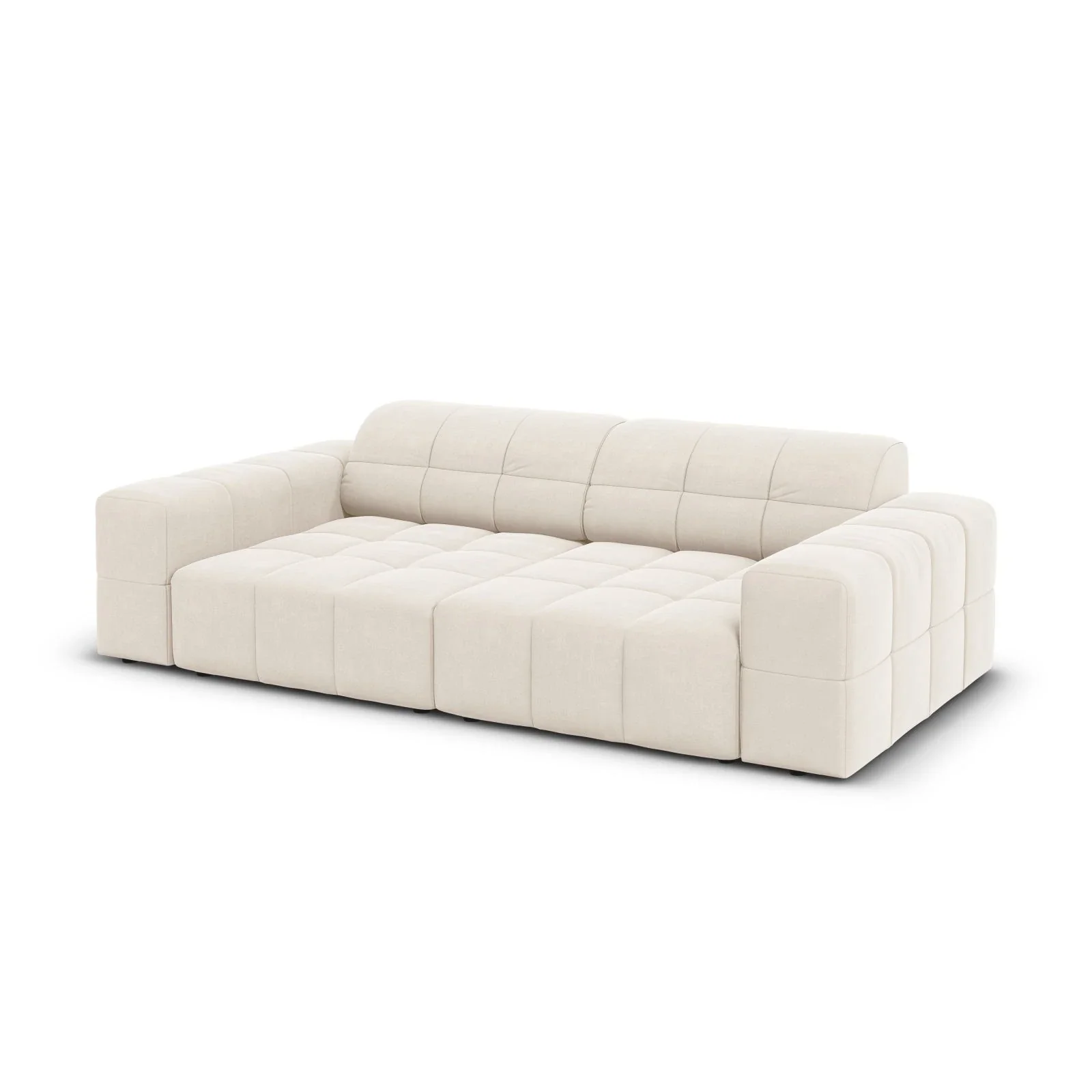 Jennifer 3-Sitzer Sofa mit Bezug aus Samt oder Chenille, 204x102 cm - Image 45