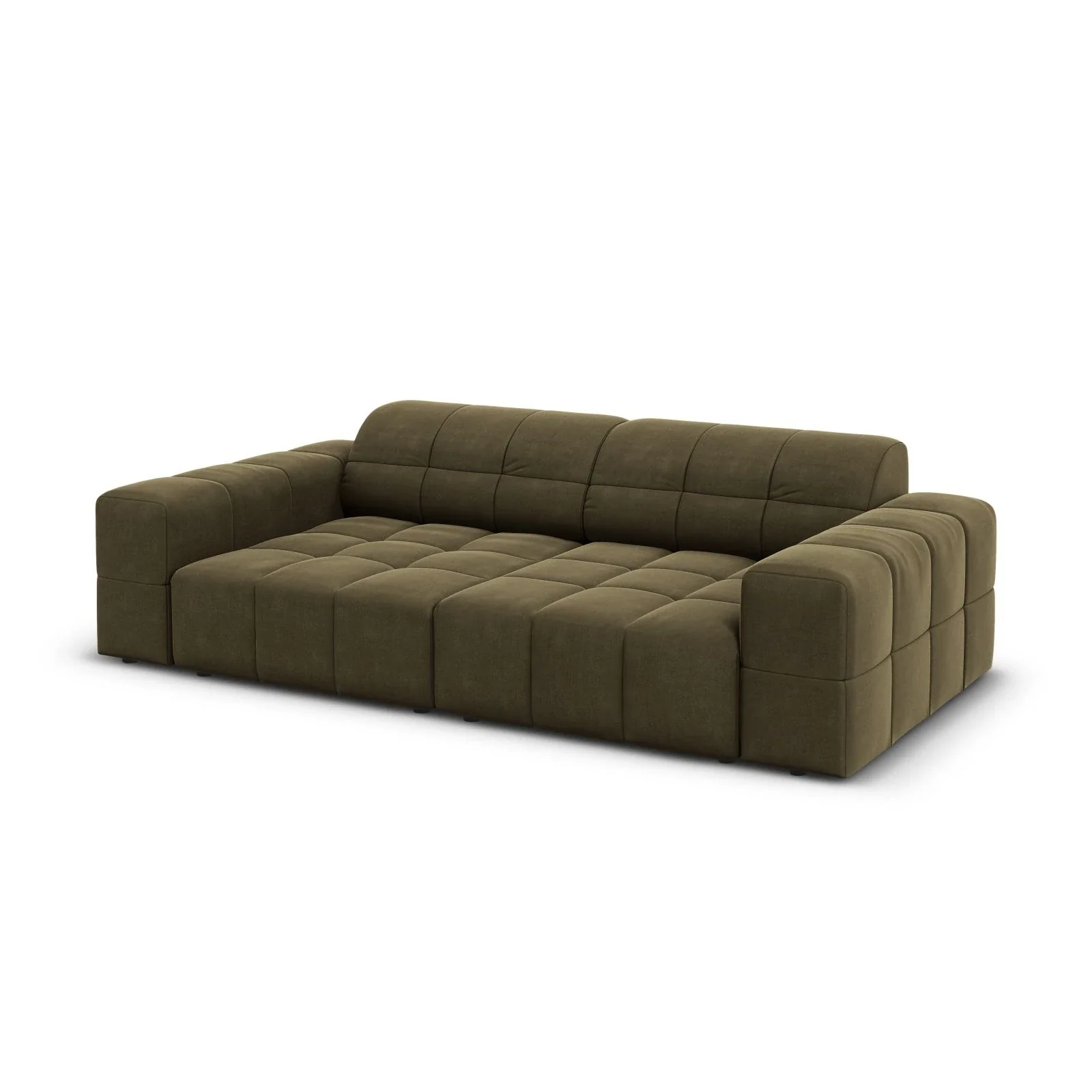 Jennifer 3-Sitzer Sofa mit Bezug aus Samt oder Chenille, 204x102 cm - Image 51