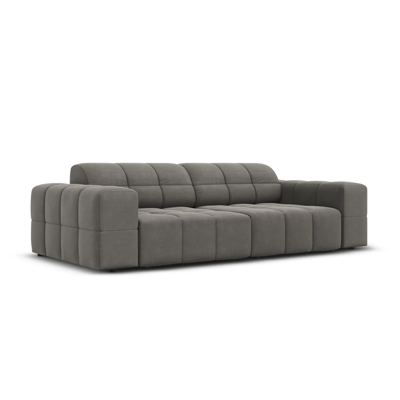 Jennifer 3-Sitzer Sofa mit Bezug aus Samt oder Chenille, 204x102 cm - Image 68