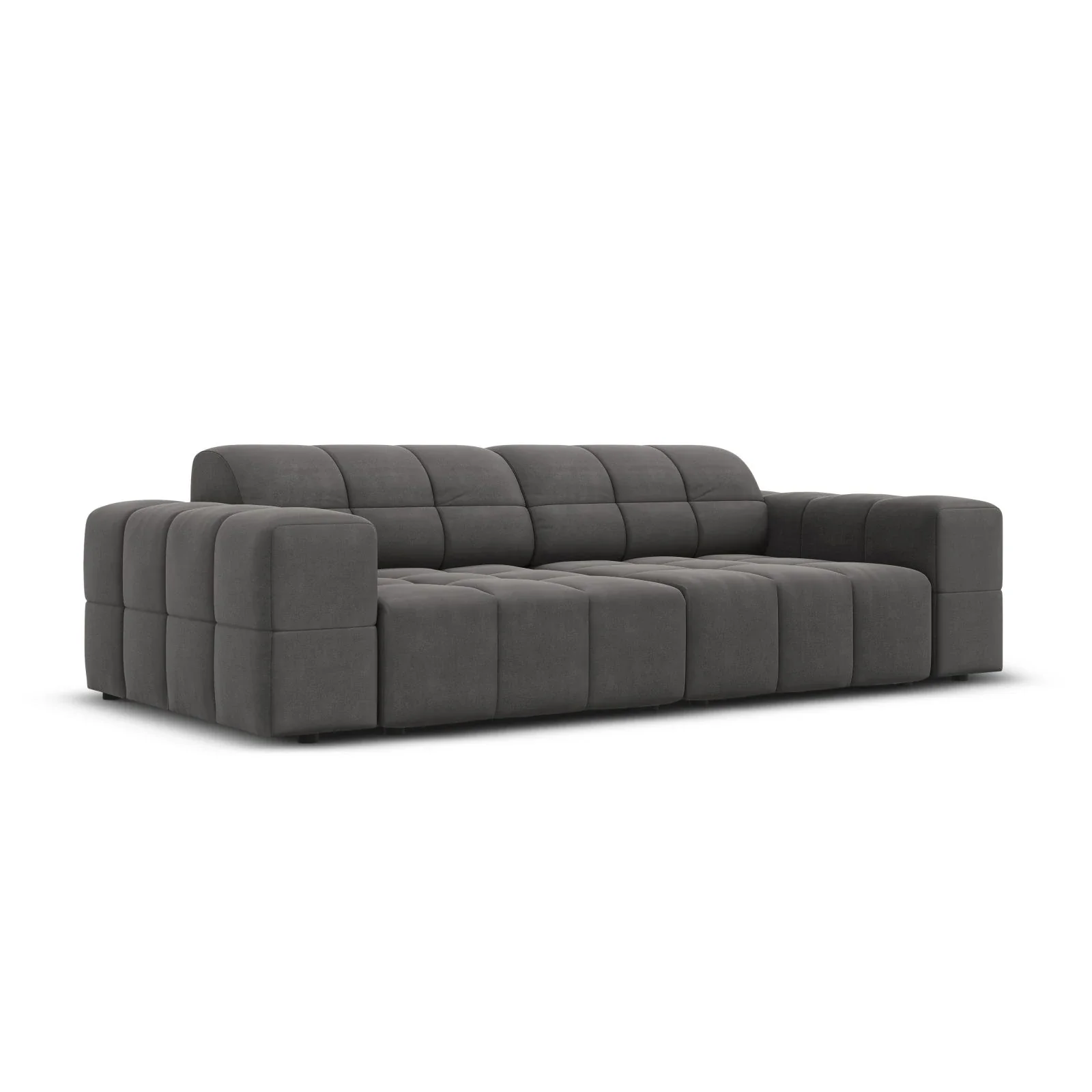 Jennifer 3-Sitzer Sofa mit Bezug aus Samt oder Chenille, 204x102 cm - Image 74