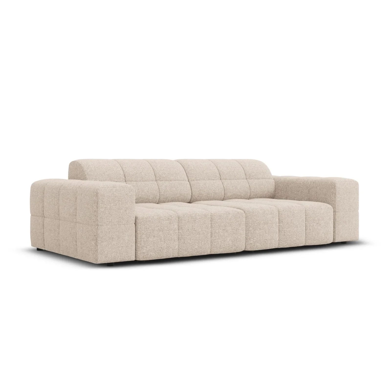 Jennifer 3-Sitzer Sofa mit Bezug aus Samt oder Chenille, 204x102 cm - Image 8