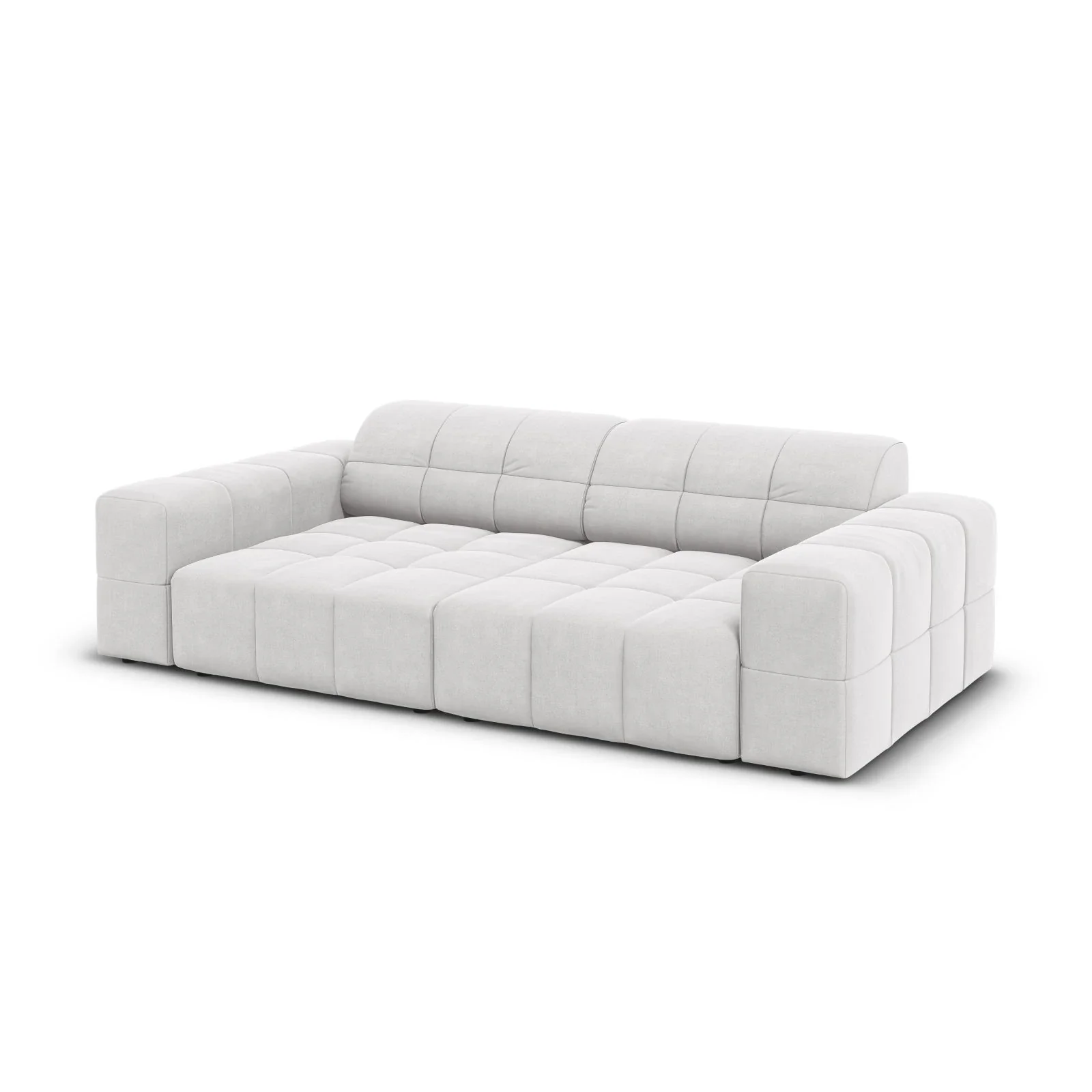 Jennifer 3-Sitzer Sofa mit Bezug aus Samt oder Chenille, 204x102 cm - Image 87