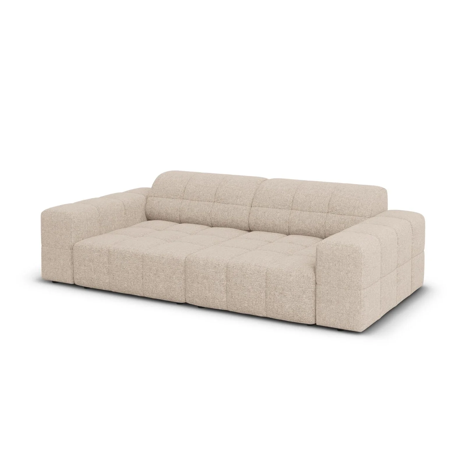 Jennifer 3-Sitzer Sofa mit Bezug aus Samt oder Chenille, 204x102 cm - Image 9