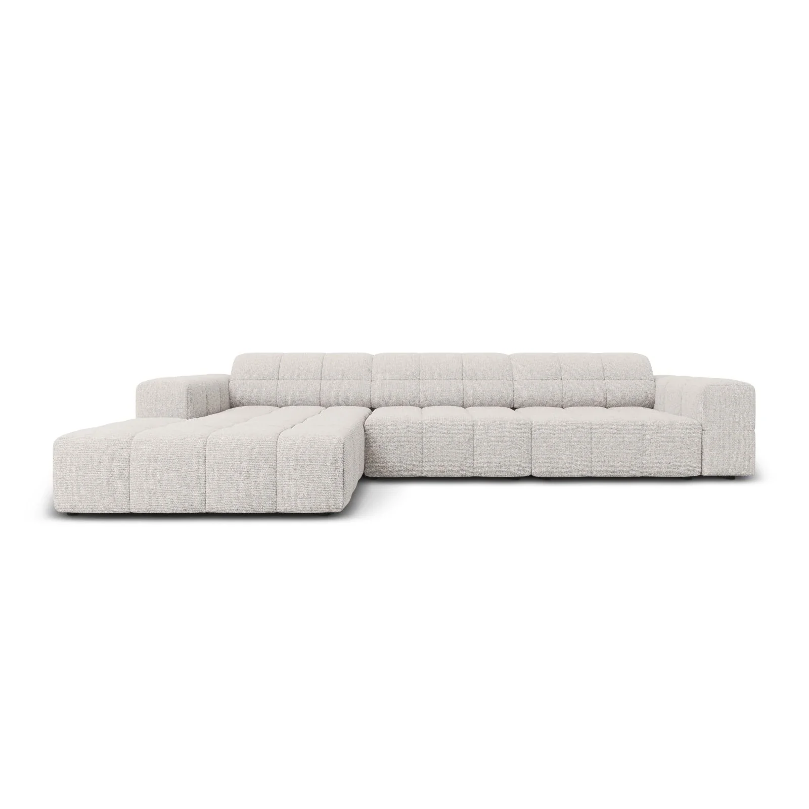 Jennifer 4-Sitzer Ecksofa, Linke Seite, mit Bezug aus Samt oder Chenille, 284x166 cm - Image 25