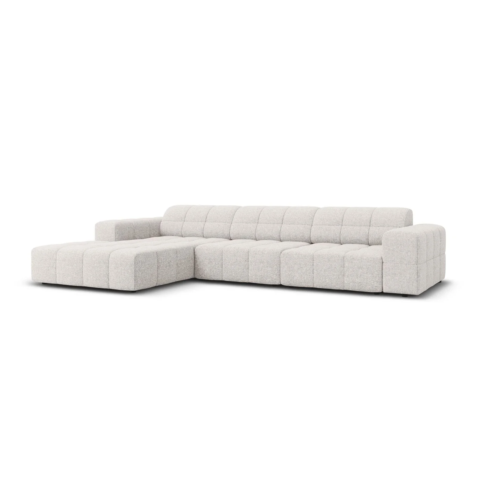 Jennifer 4-Sitzer Ecksofa, Linke Seite, mit Bezug aus Samt oder Chenille, 284x166 cm - Image 26