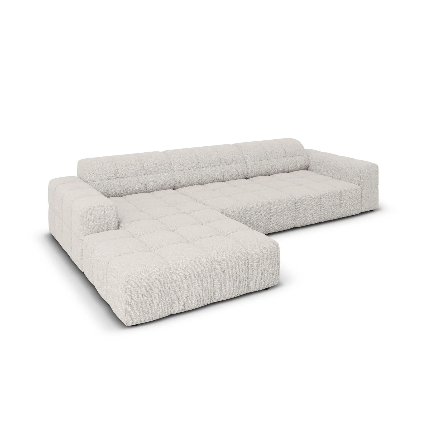Jennifer 4-Sitzer Ecksofa, Linke Seite, mit Bezug aus Samt oder Chenille, 284x166 cm - Image 27