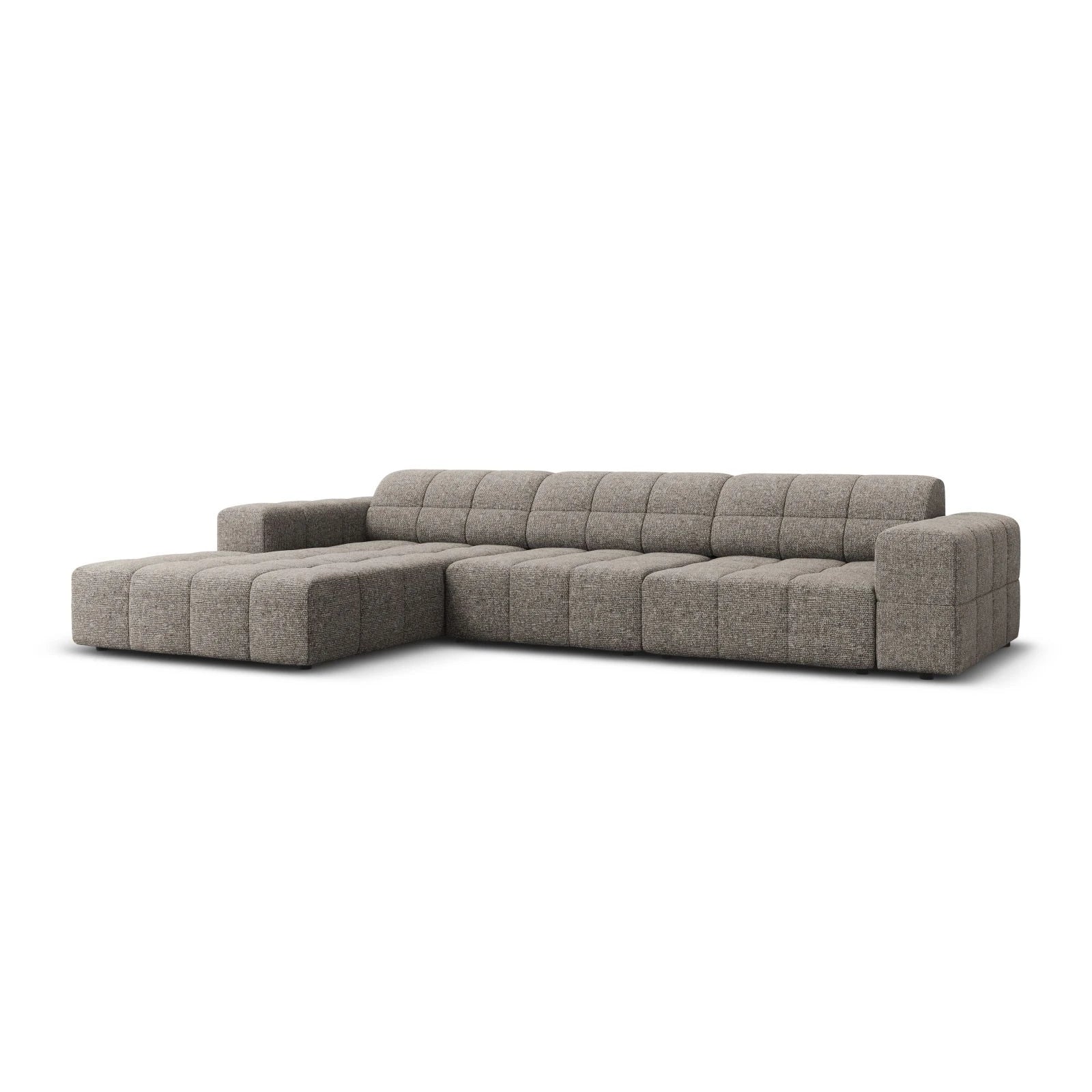 Jennifer 4-Sitzer Ecksofa, Linke Seite, mit Bezug aus Samt oder Chenille, 284x166 cm - Image 32