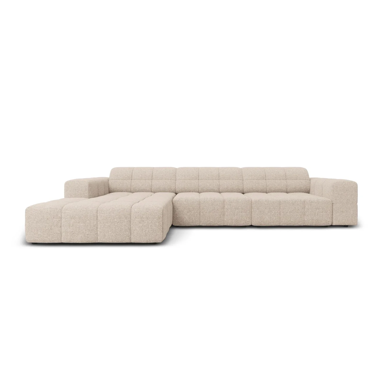 Jennifer 4-Sitzer Ecksofa, Linke Seite, mit Bezug aus Samt oder Chenille, 284x166 cm - Image 7