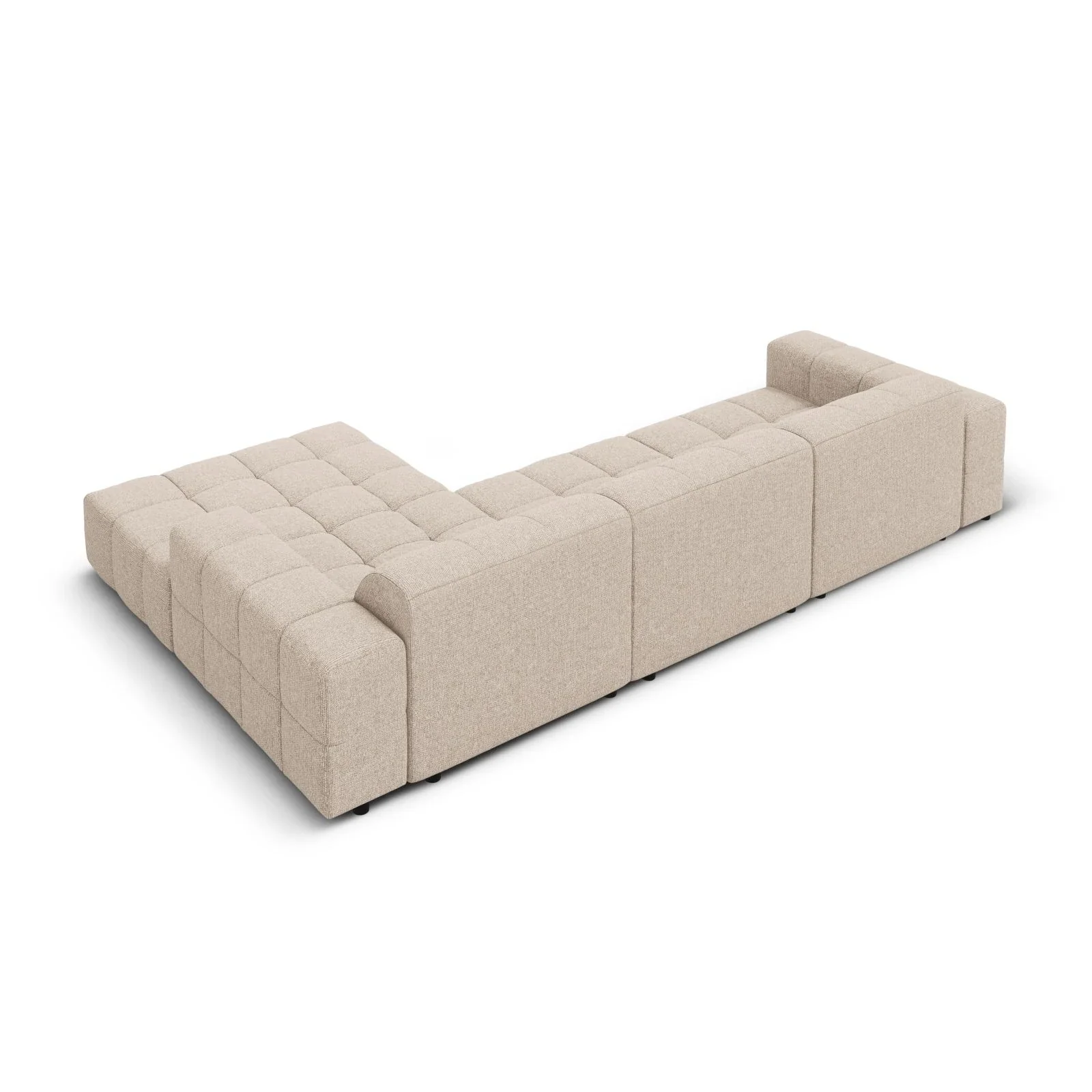 Jennifer 4-Sitzer Ecksofa, Rechte Seite, mit Bezug aus Samt oder Chenille, 284x166 cm - Image 10