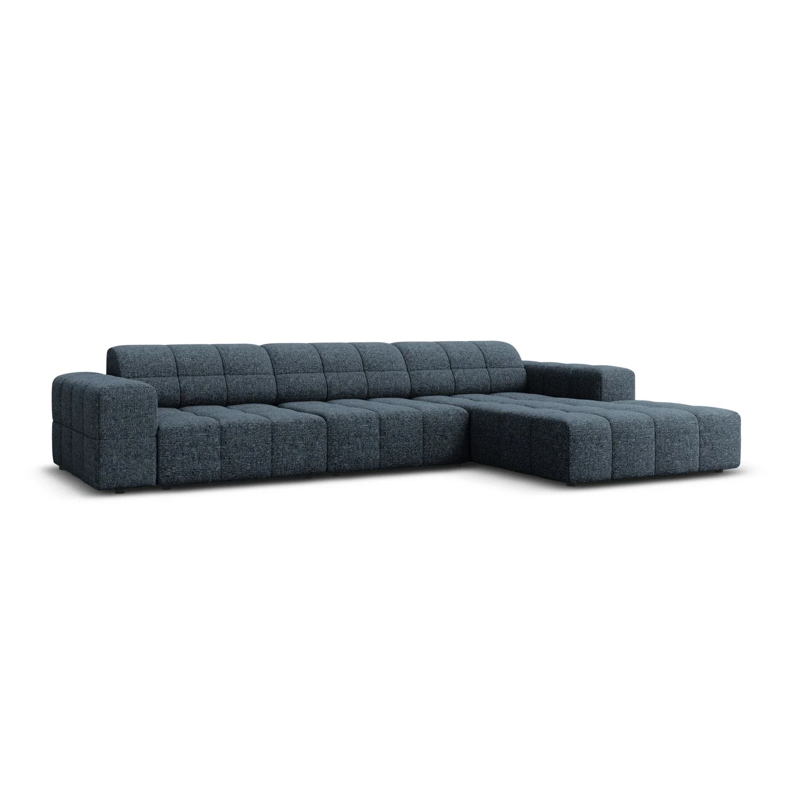 Jennifer 4-Sitzer Ecksofa, Rechte Seite, mit Bezug aus Samt oder Chenille, 284x166 cm - Image 20