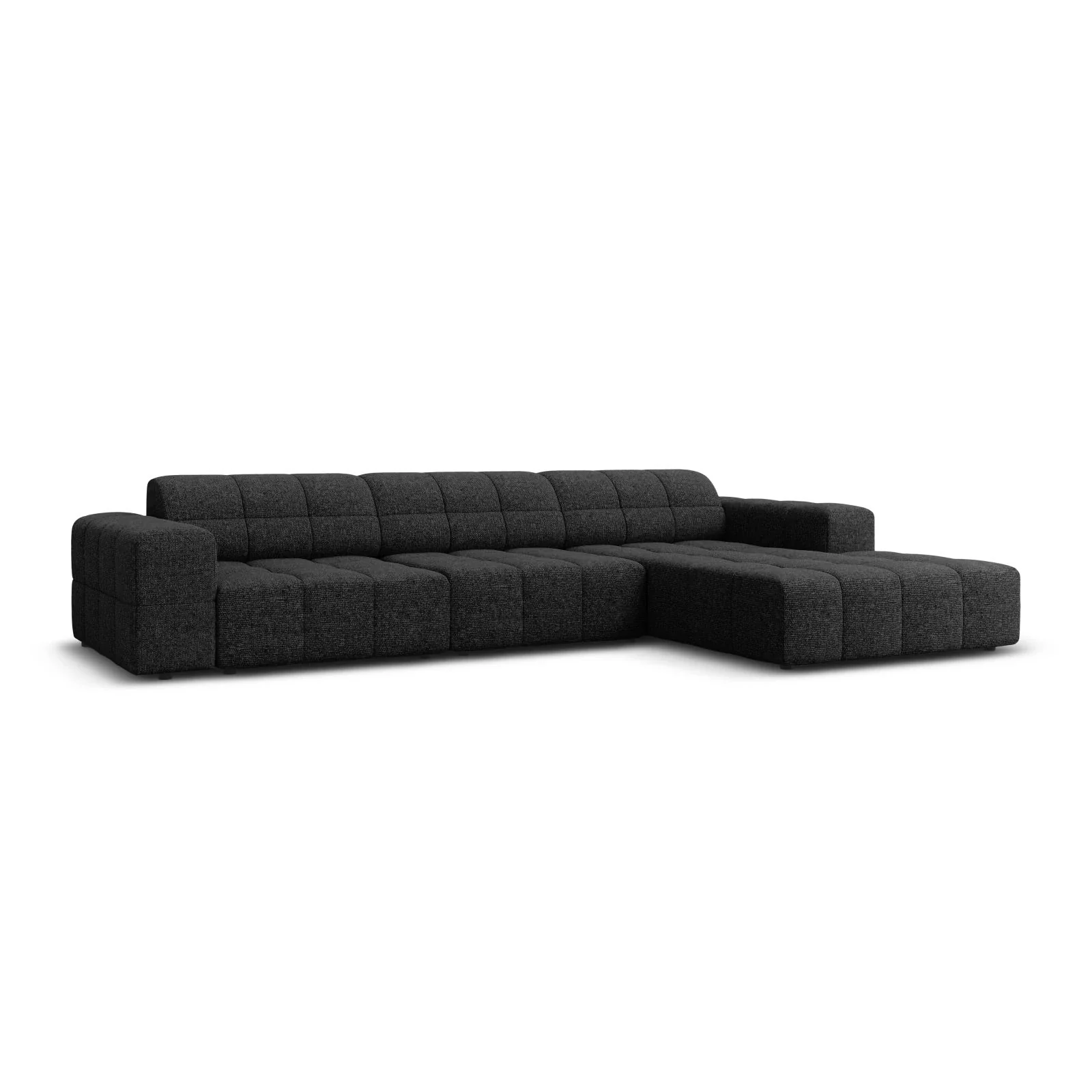 Jennifer 4-Sitzer Ecksofa, Rechte Seite, mit Bezug aus Samt oder Chenille, 284x166 cm - Image 38