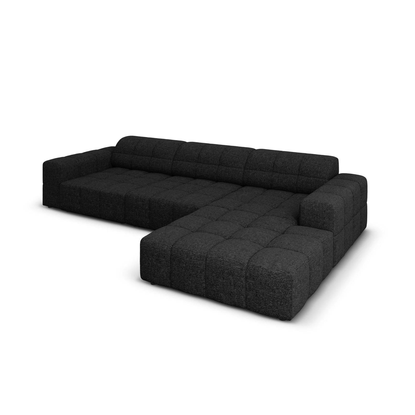 Jennifer 4-Sitzer Ecksofa, Rechte Seite, mit Bezug aus Samt oder Chenille, 284x166 cm - Image 39
