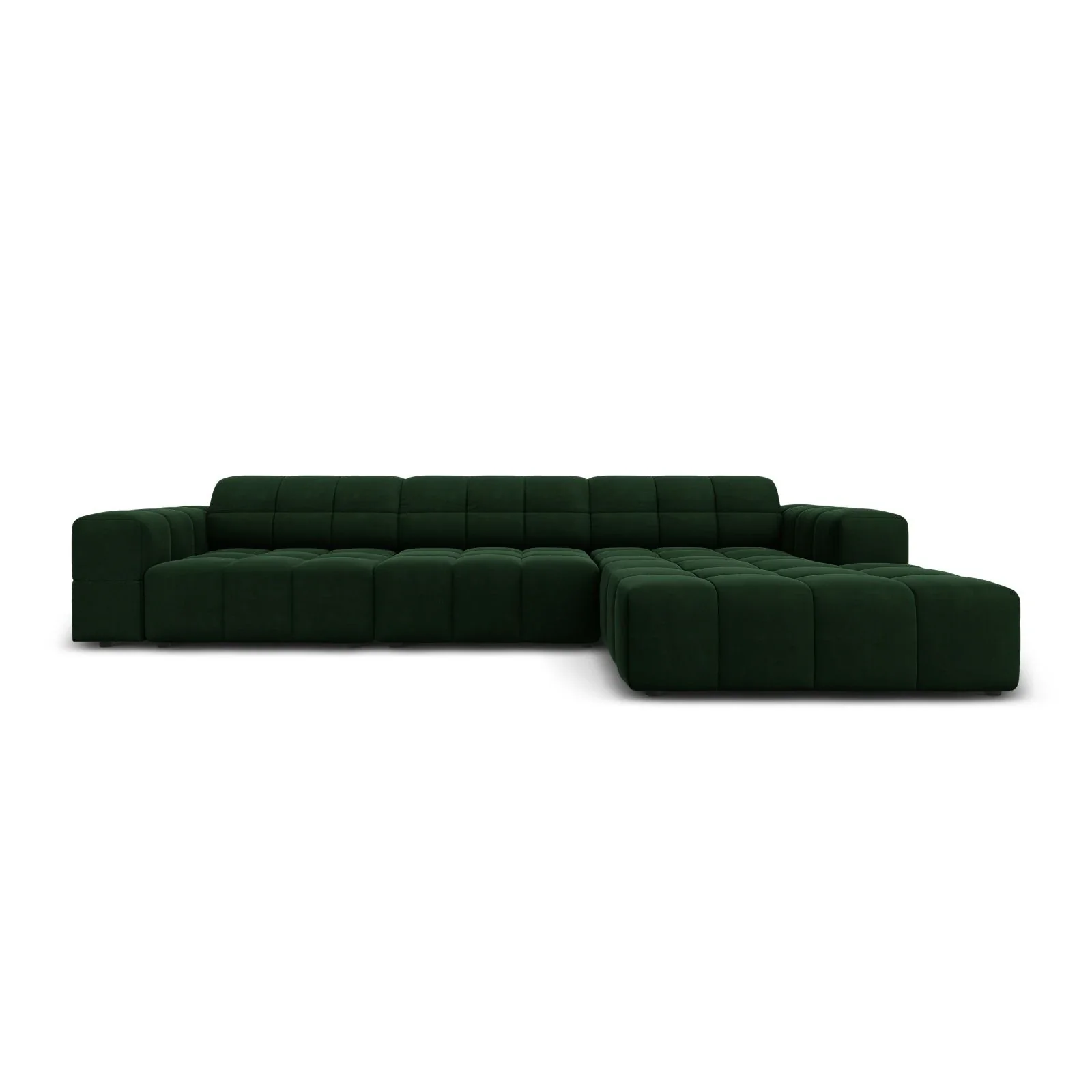 Jennifer 4-Sitzer Ecksofa, Rechte Seite, mit Bezug aus Samt oder Chenille, 284x166 cm - Image 55