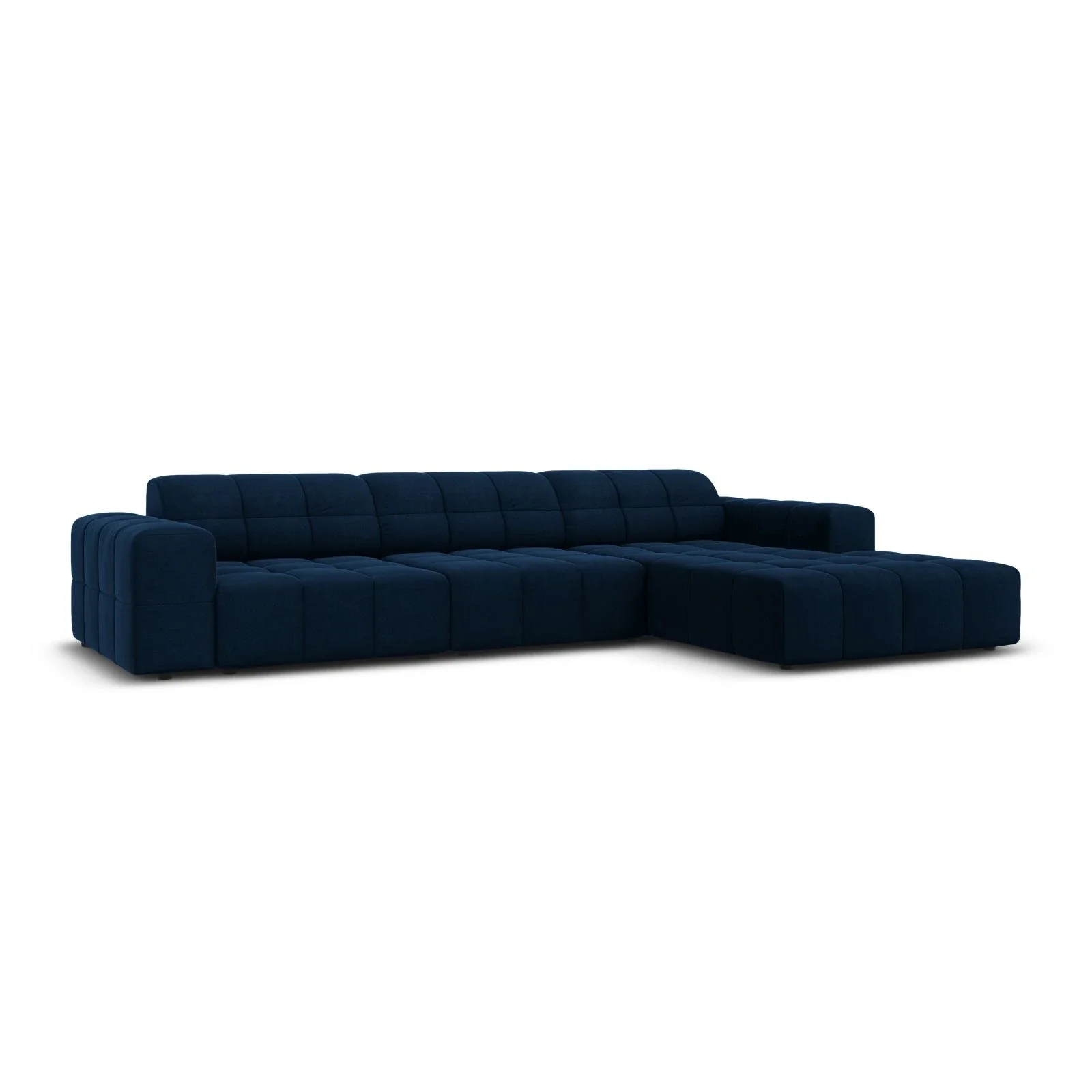 Jennifer 4-Sitzer Ecksofa, Rechte Seite, mit Bezug aus Samt oder Chenille, 284x166 cm - Image 62