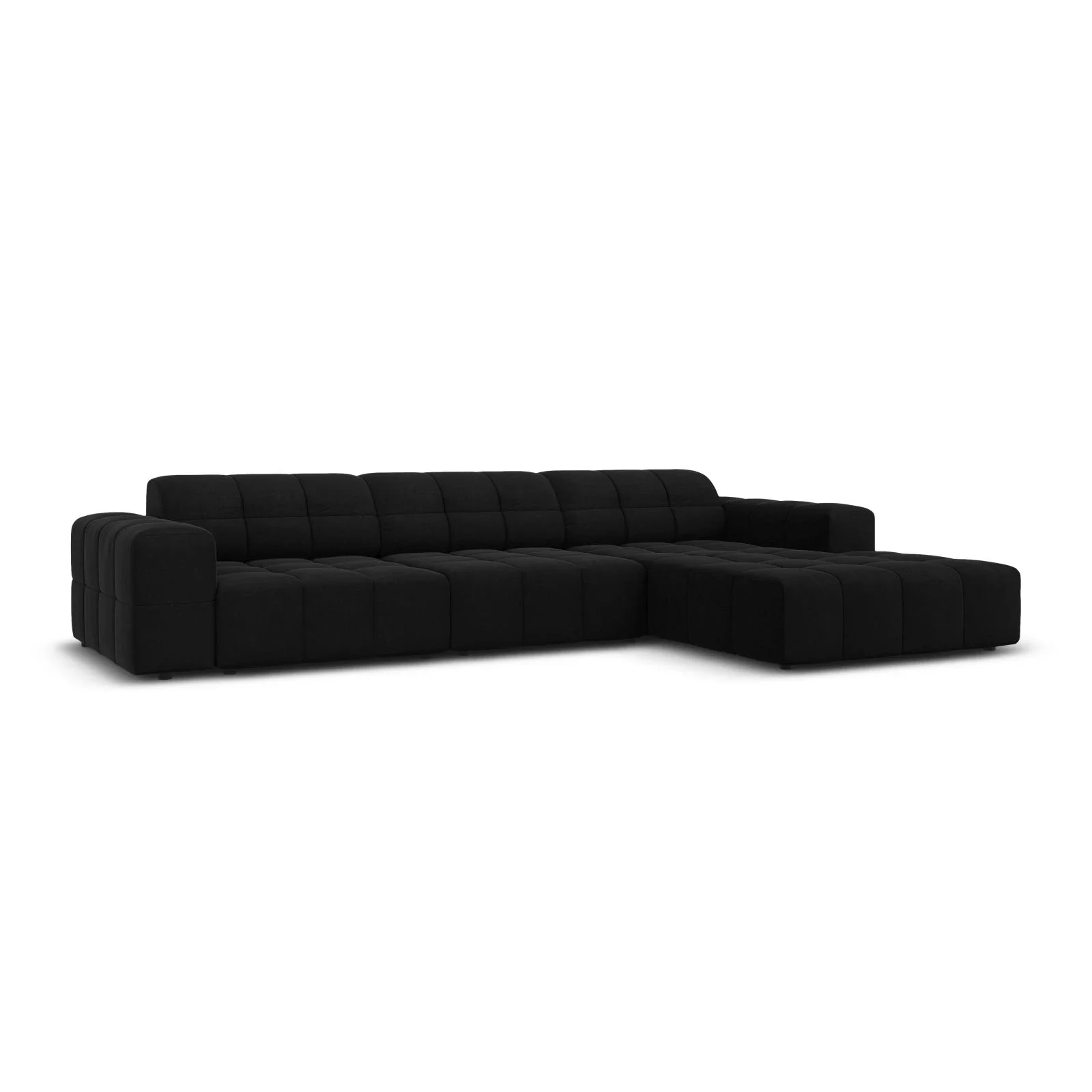 Jennifer 4-Sitzer Ecksofa, Rechte Seite, mit Bezug aus Samt oder Chenille, 284x166 cm - Image 80