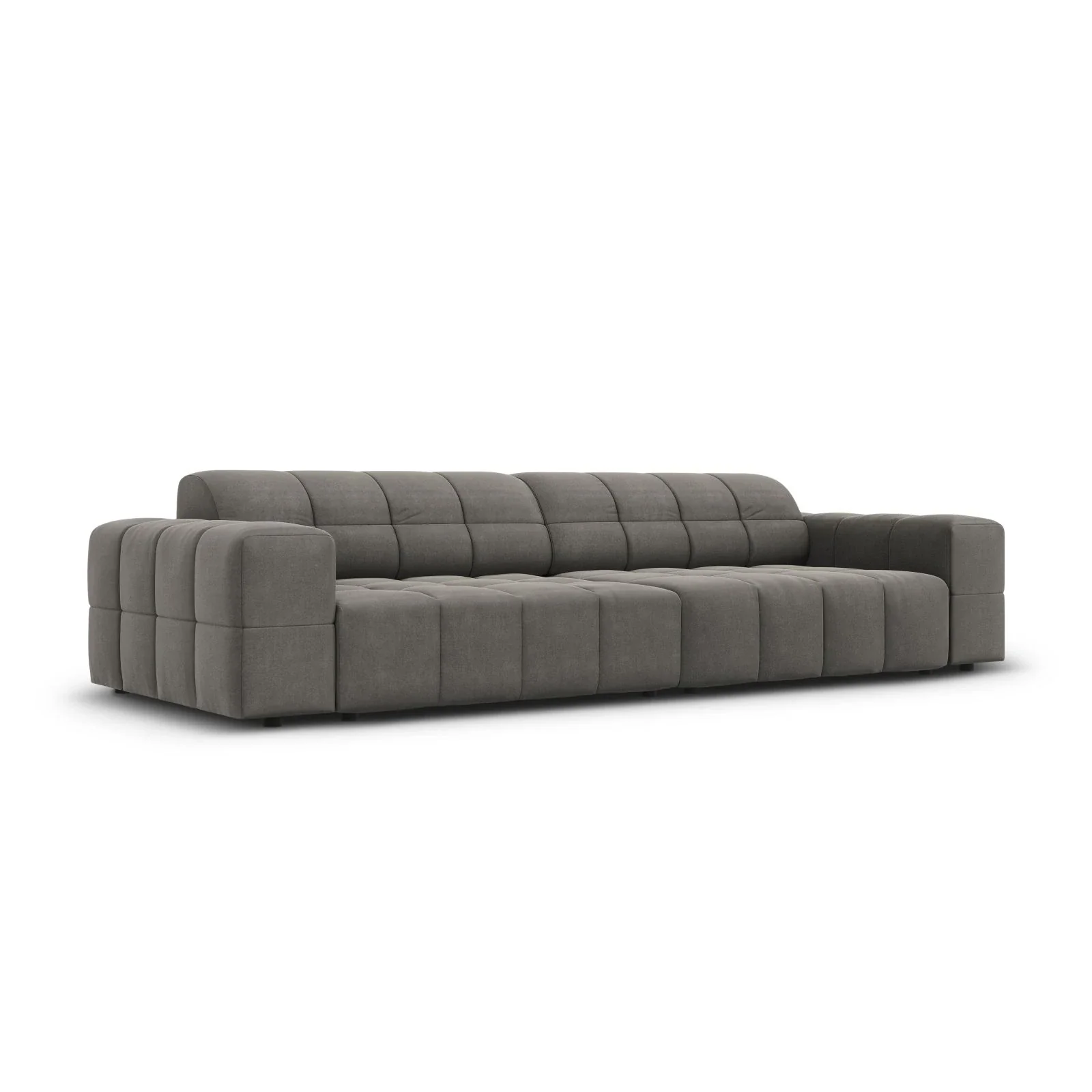 Jennifer 4-Sitzer Sofa mit Bezug aus Samt oder Chenille, 244x102 cm - Image 68