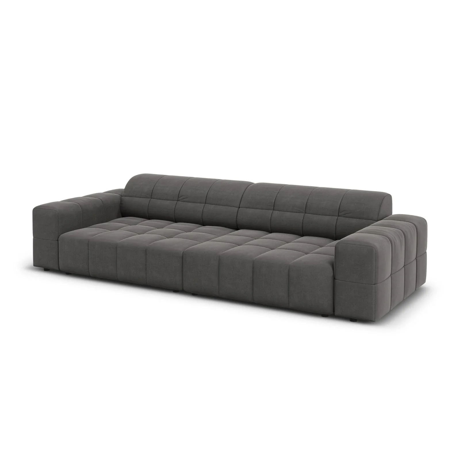 Jennifer 4-Sitzer Sofa mit Bezug aus Samt oder Chenille, 244x102 cm - Image 75