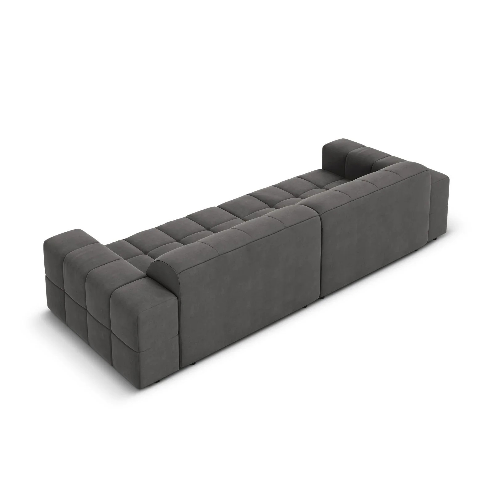 Jennifer 4-Sitzer Sofa mit Bezug aus Samt oder Chenille, 244x102 cm - Image 76