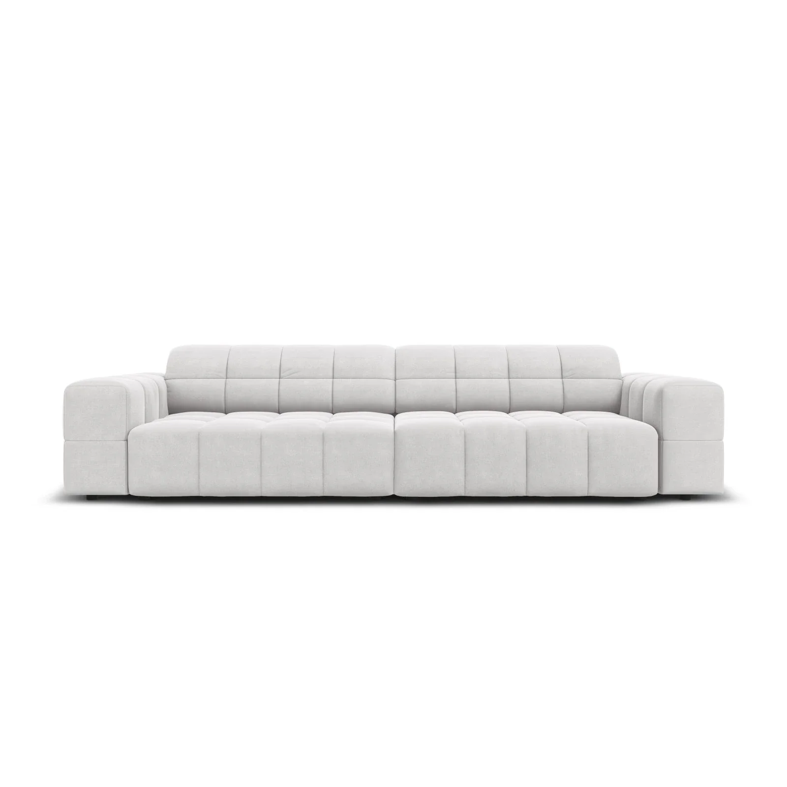 Jennifer 4-Sitzer Sofa mit Bezug aus Samt oder Chenille, 244x102 cm - Image 85
