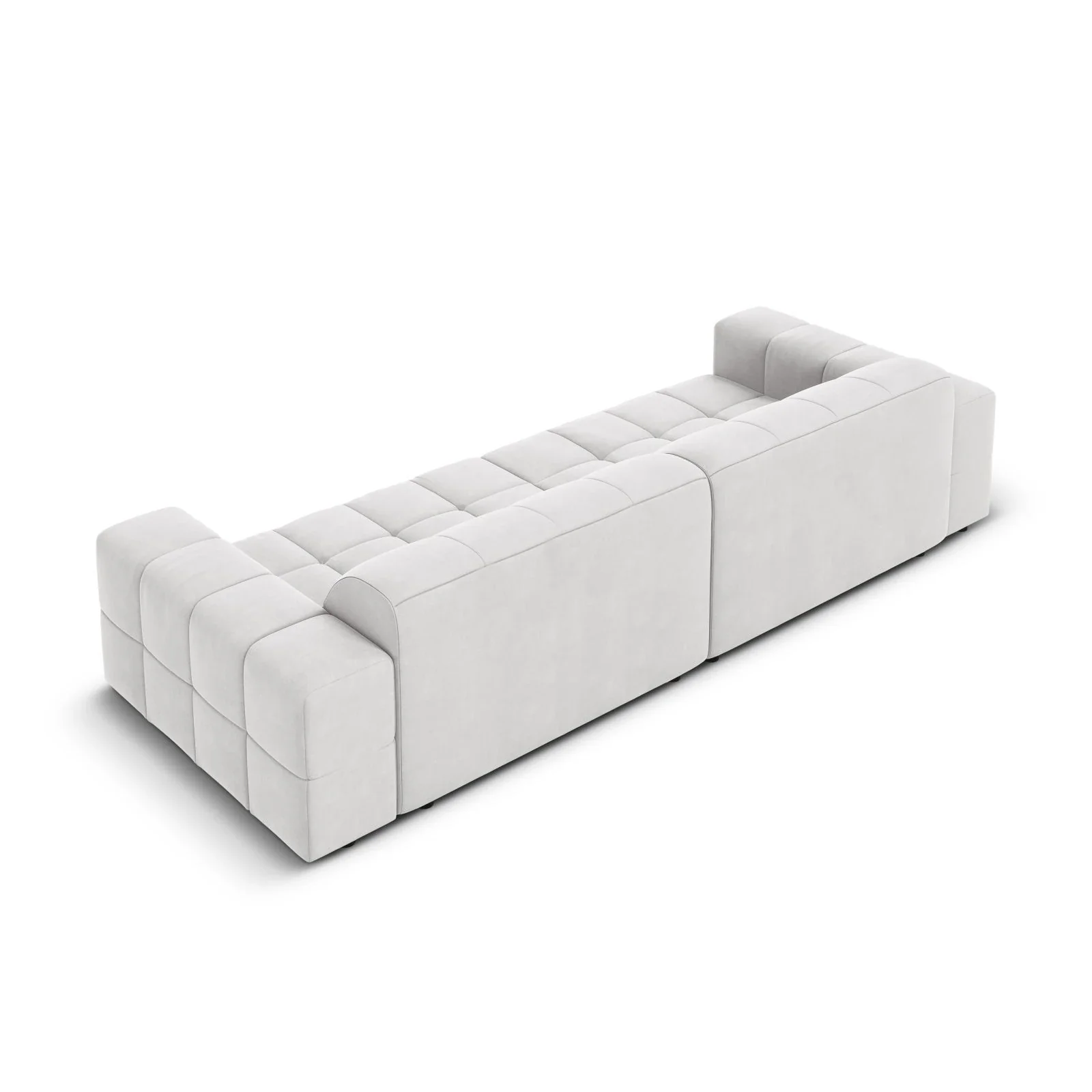 Jennifer 4-Sitzer Sofa mit Bezug aus Samt oder Chenille, 244x102 cm - Image 88