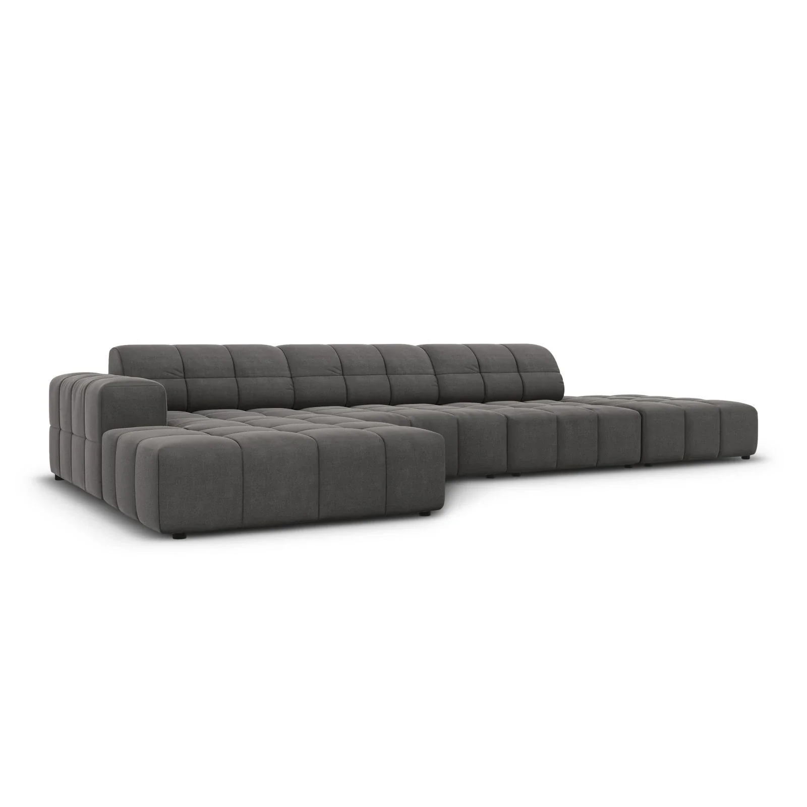 Jennifer 5-Sitzer Ecksofa, Linke Seite, mit Bezug aus Samt oder Chenille, 341x166 cm - Image 74