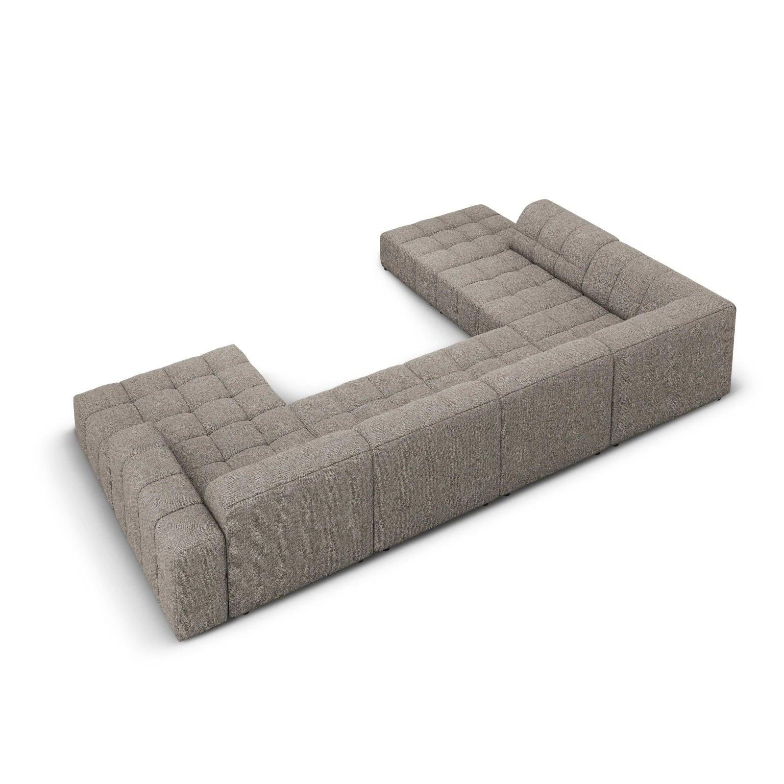 Jennifer 7-Sitzer Panorama-Sofa Links, mit Bezug aus Samt oder Chenille, 364x262 cm - Image 28