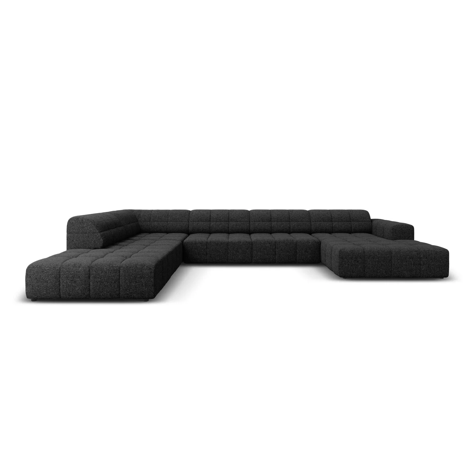Jennifer 7-Sitzer Panorama-Sofa Links, mit Bezug aus Samt oder Chenille, 364x262 cm - Image 31