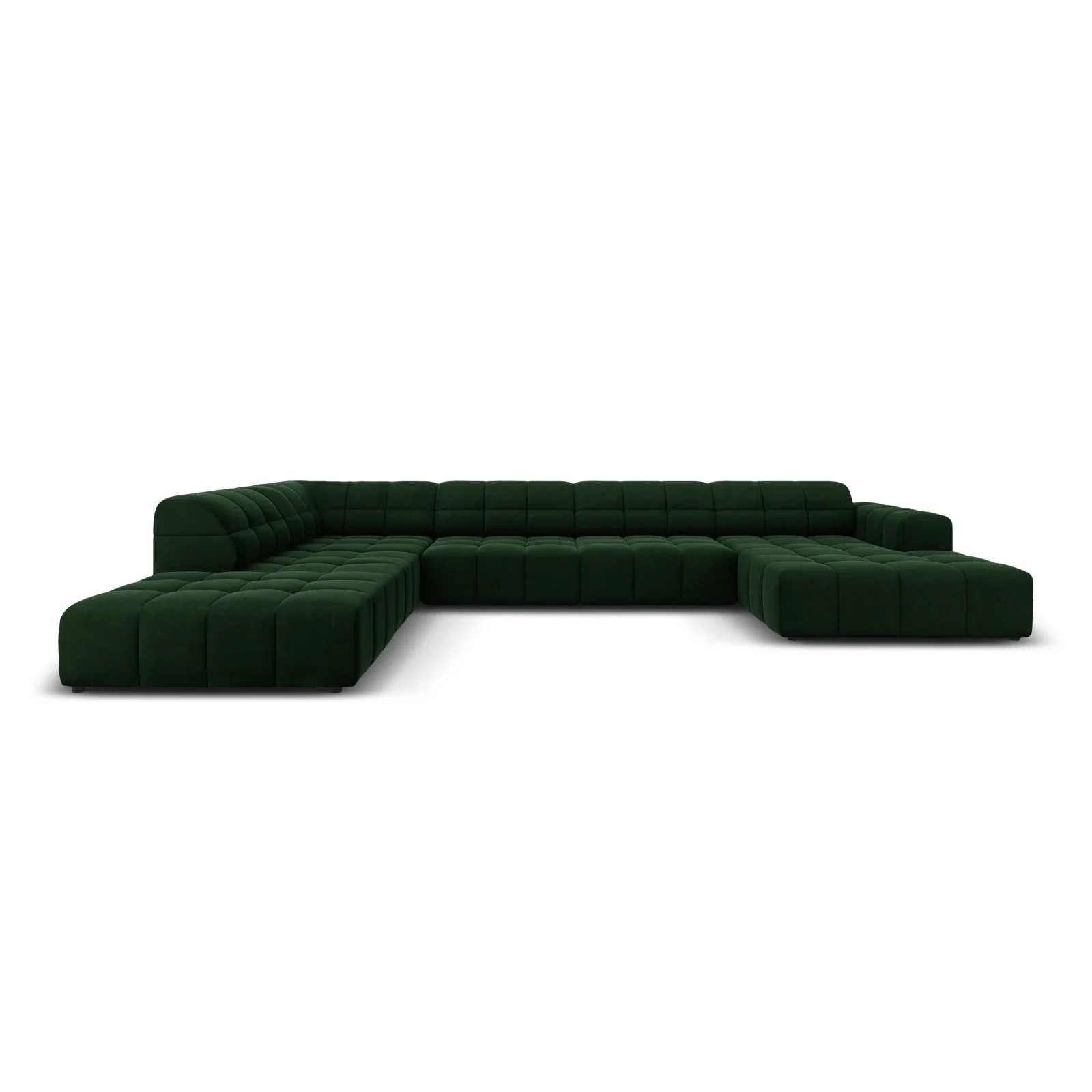 Jennifer 7-Sitzer Panorama-Sofa Links, mit Bezug aus Samt oder Chenille, 364x262 cm - Image 46