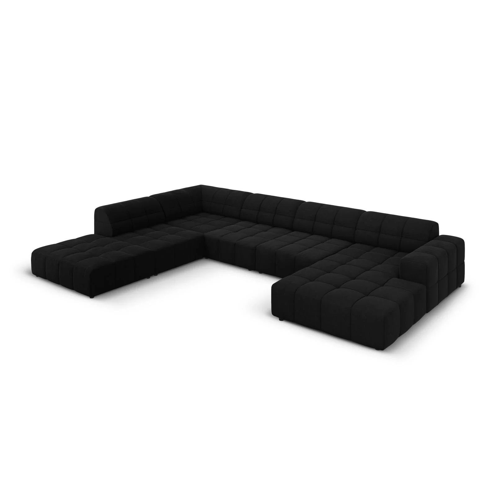 Jennifer 7-Sitzer Panorama-Sofa Links, mit Bezug aus Samt oder Chenille, 364x262 cm - Image 67