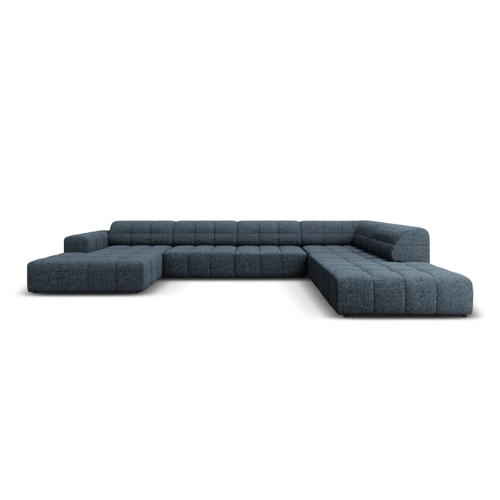 Jennifer 7-Sitzer Panorama-Sofa Rechts, mit Bezug aus Samt oder Chenille, 364x262 cm - Image 16