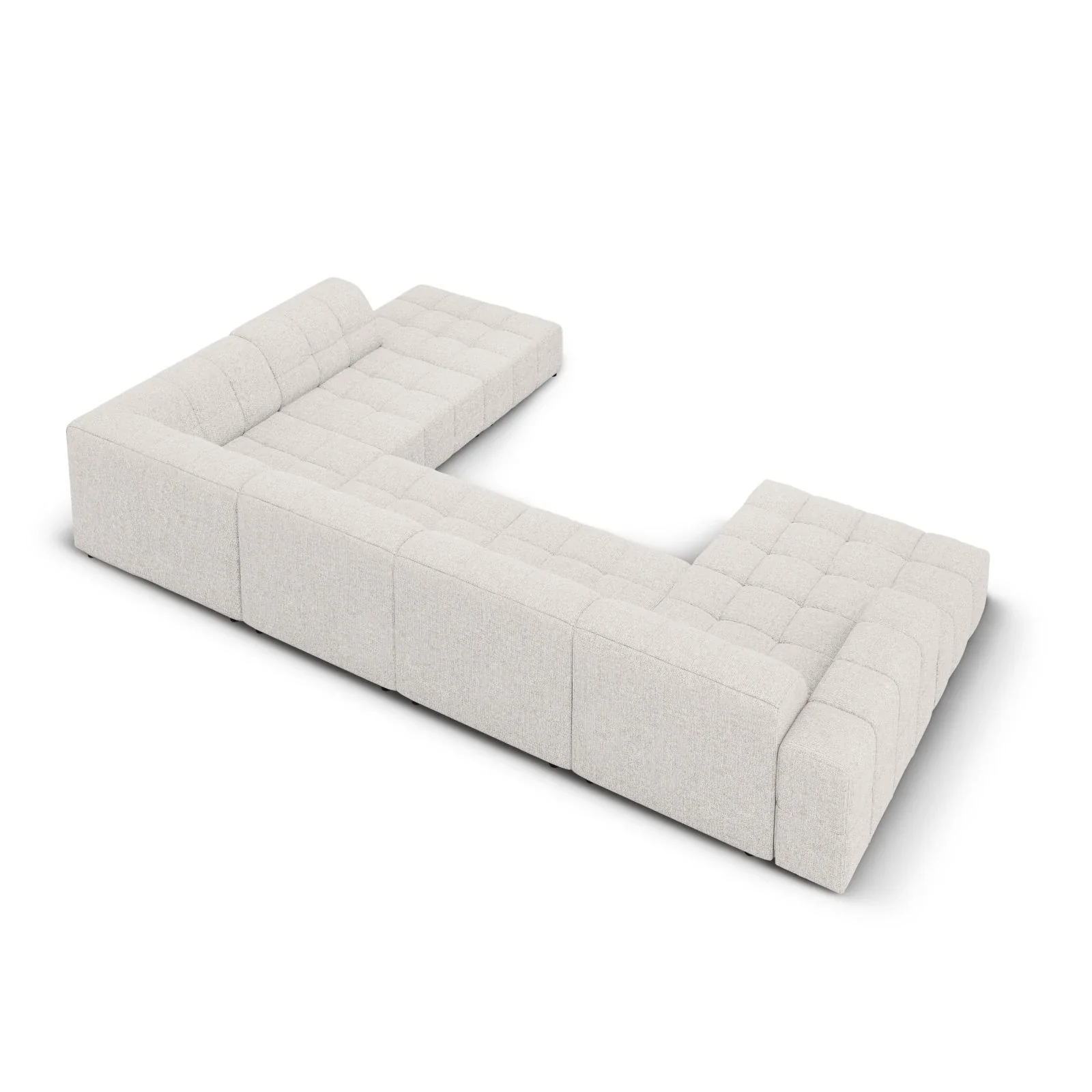 Jennifer 7-Sitzer Panorama-Sofa Rechts, mit Bezug aus Samt oder Chenille, 364x262 cm - Image 23