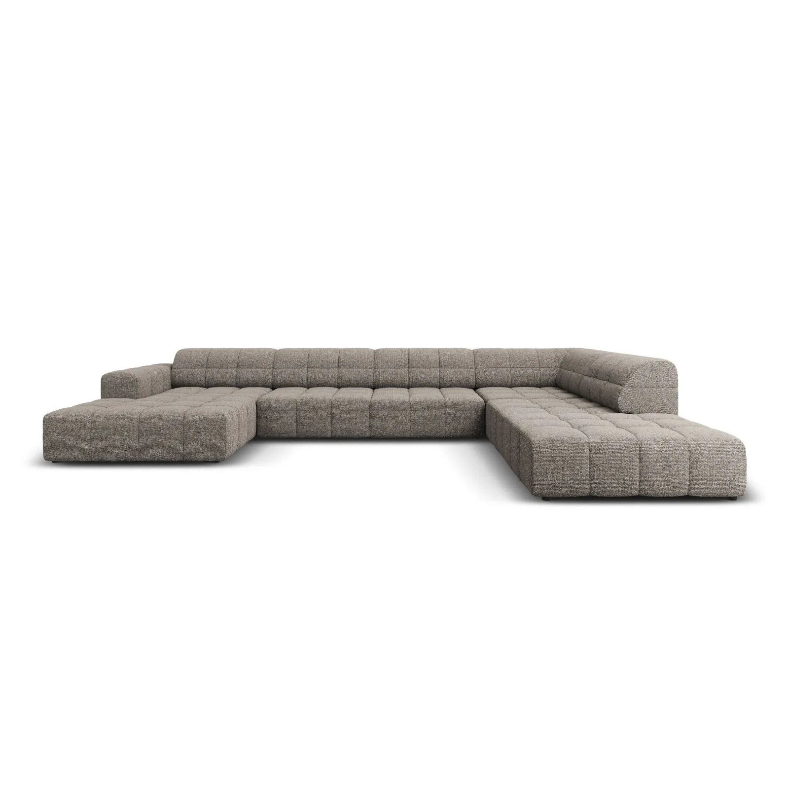 Jennifer 7-Sitzer Panorama-Sofa Rechts, mit Bezug aus Samt oder Chenille, 364x262 cm - Image 26