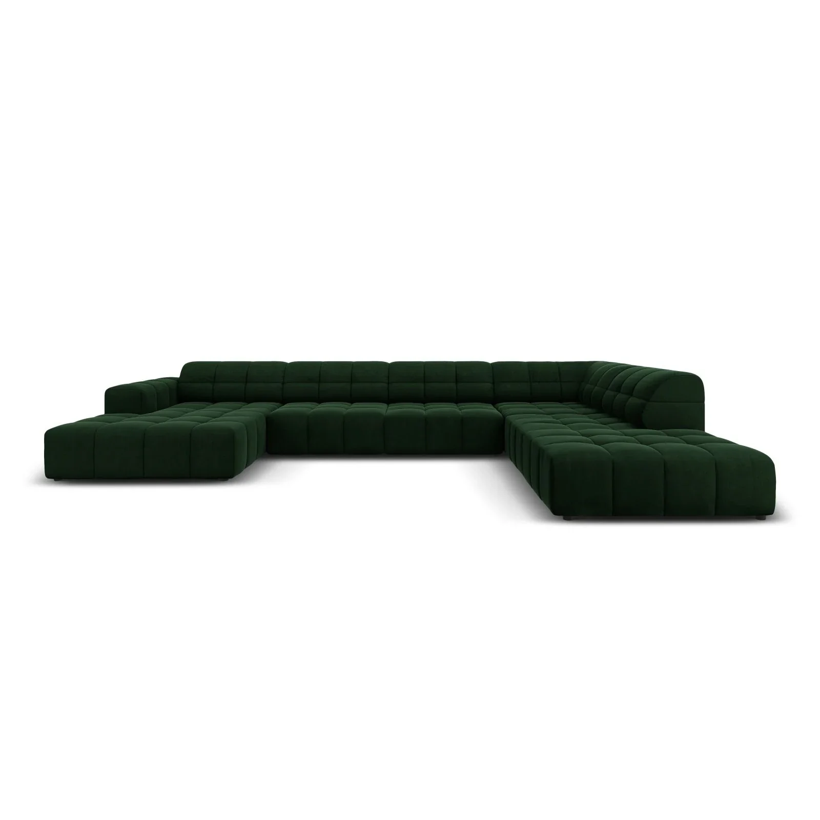 Jennifer 7-Sitzer Panorama-Sofa Rechts, mit Bezug aus Samt oder Chenille, 364x262 cm - Image 46