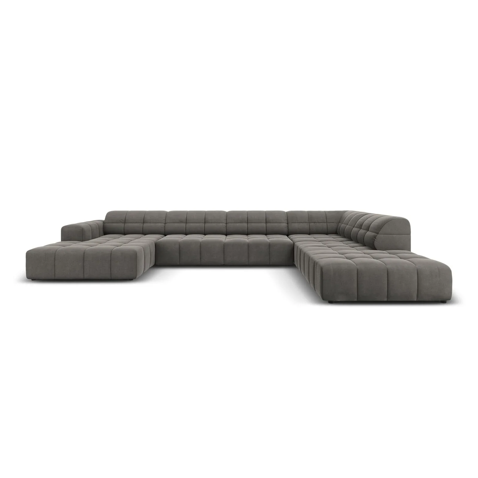 Jennifer 7-Sitzer Panorama-Sofa Rechts, mit Bezug aus Samt oder Chenille, 364x262 cm - Image 56