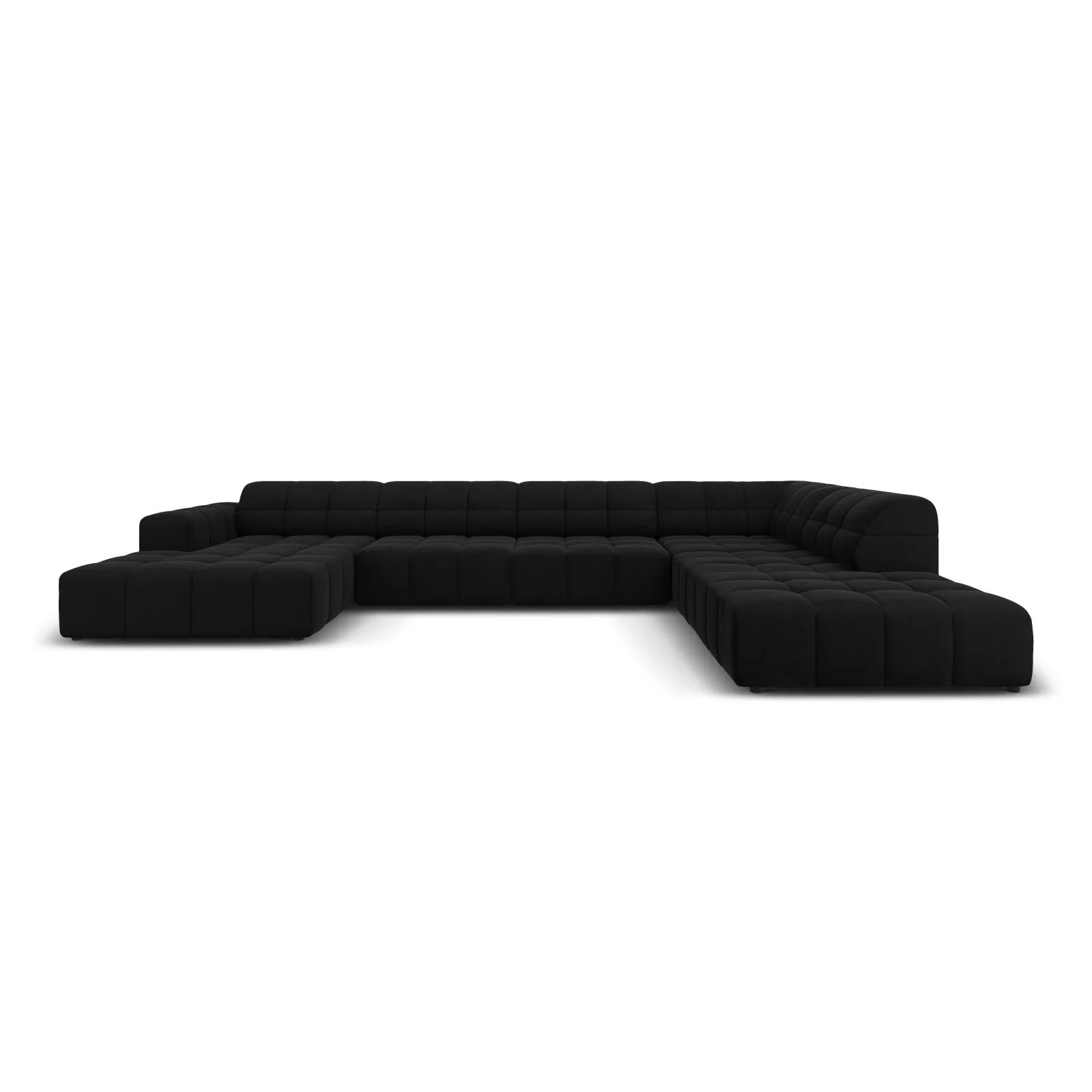Jennifer 7-Sitzer Panorama-Sofa Rechts, mit Bezug aus Samt oder Chenille, 364x262 cm - Image 66