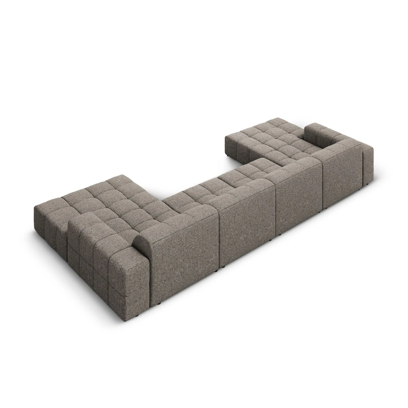 Jennifer Panorama-Sofa symmetrisch mit Bezug aus Samt oder Chenille, 364x166 cm - Image 28