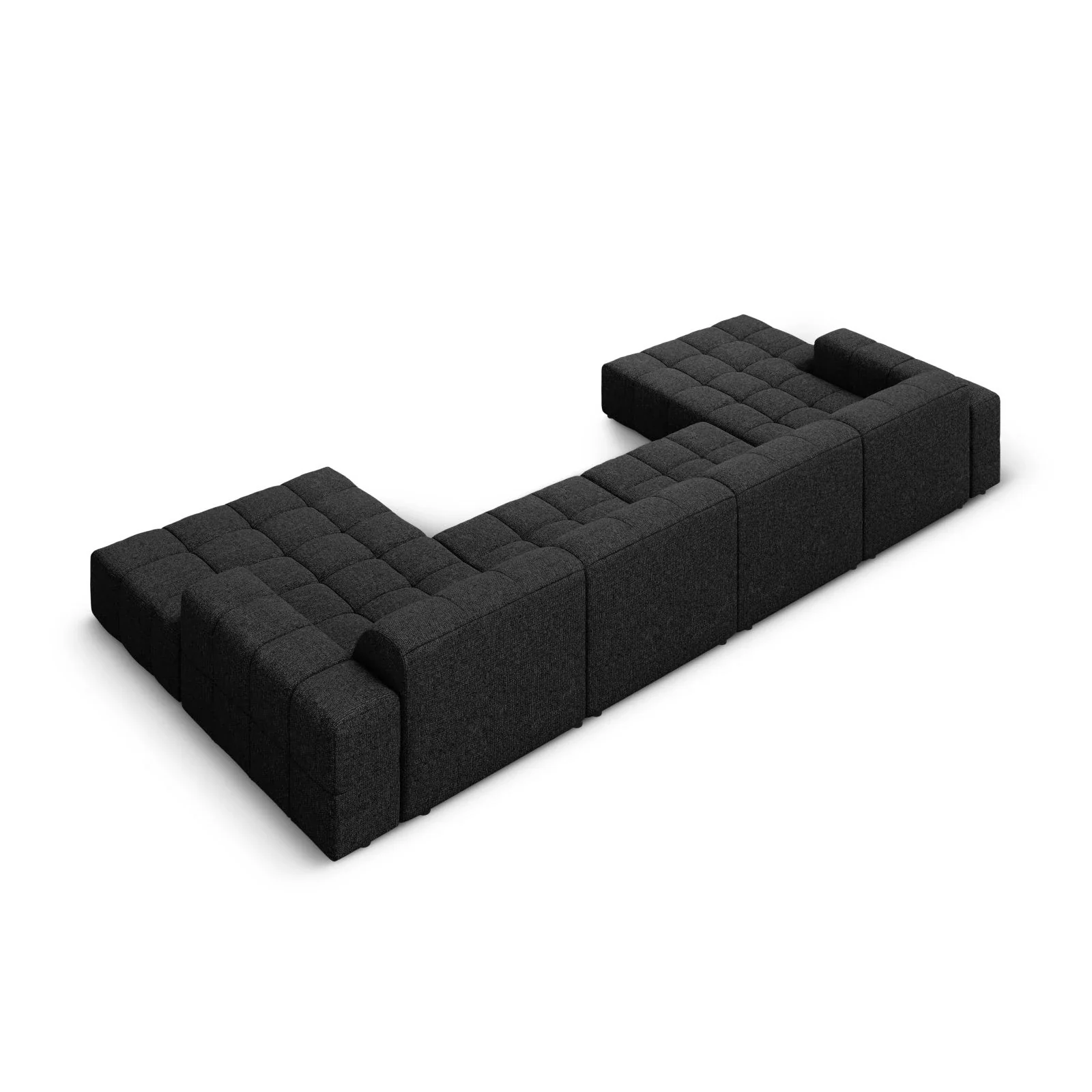 Jennifer Panorama-Sofa symmetrisch mit Bezug aus Samt oder Chenille, 364x166 cm - Image 33