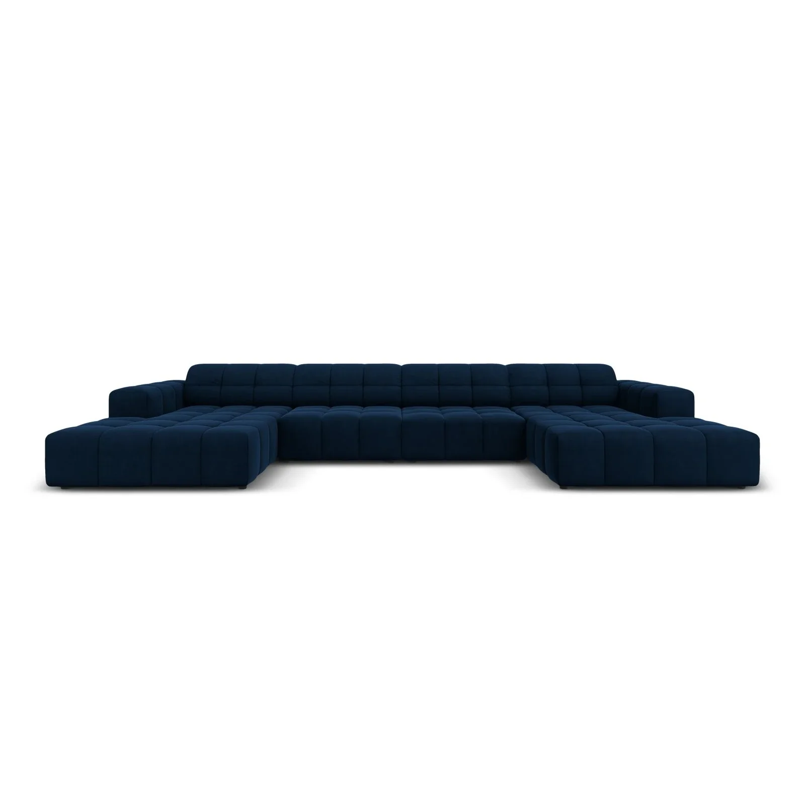 Jennifer Panorama-Sofa symmetrisch mit Bezug aus Samt oder Chenille, 364x166 cm - Image 51