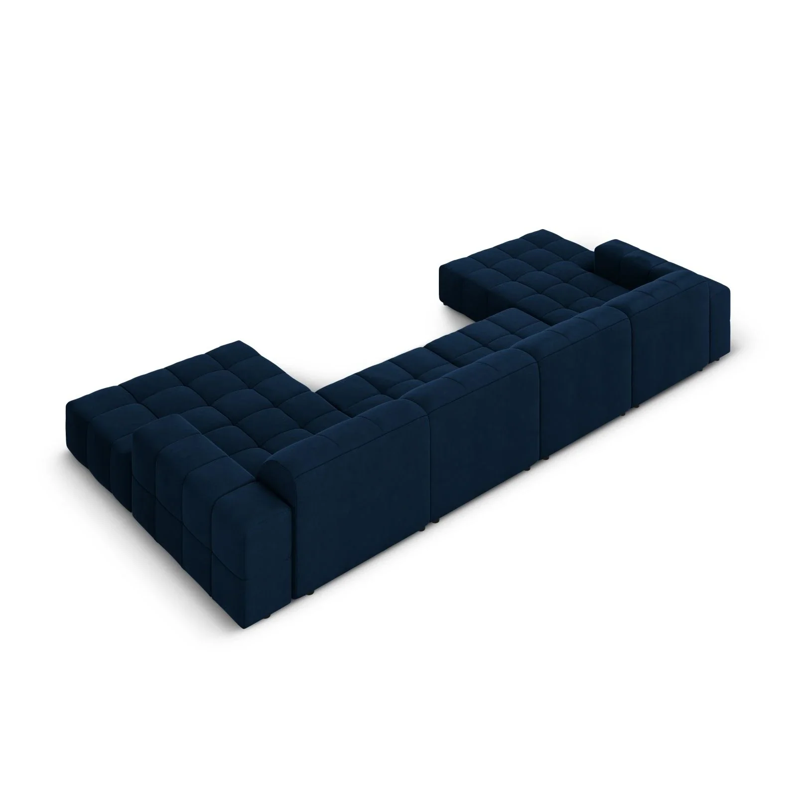 Jennifer Panorama-Sofa symmetrisch mit Bezug aus Samt oder Chenille, 364x166 cm - Image 53