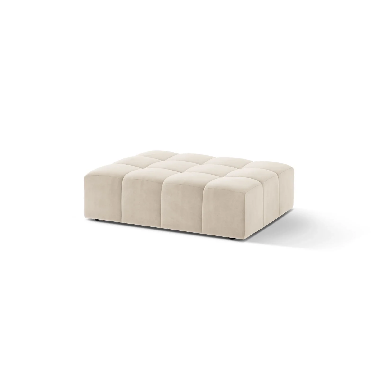Jennifer Pouf aus Samt, 102x80 cm - Image 3