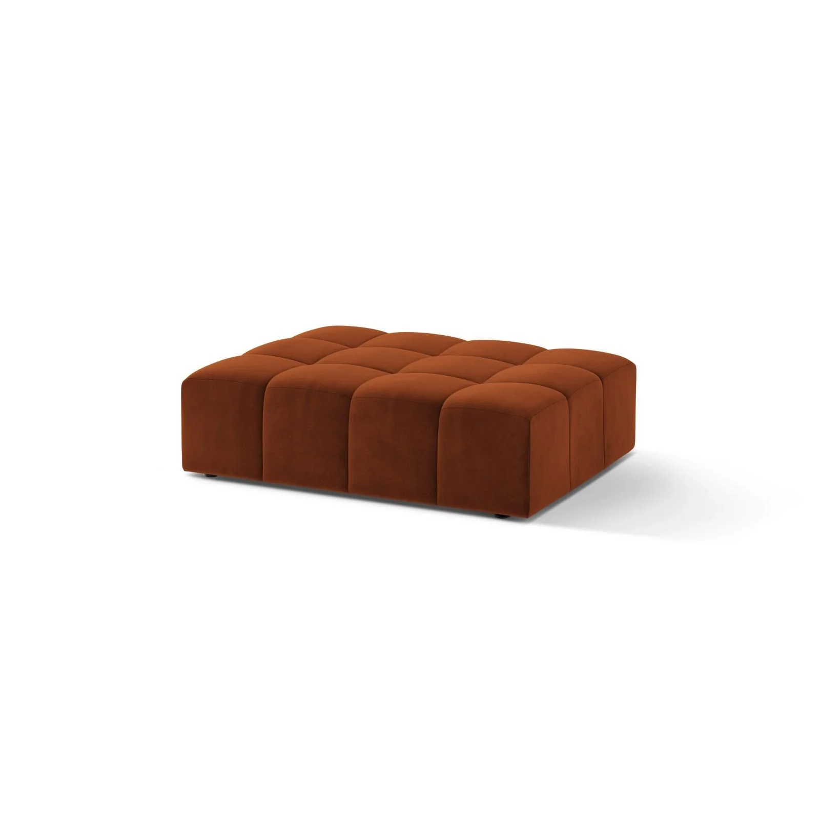 Jennifer Pouf aus Samt, 102x80 cm - Image 8