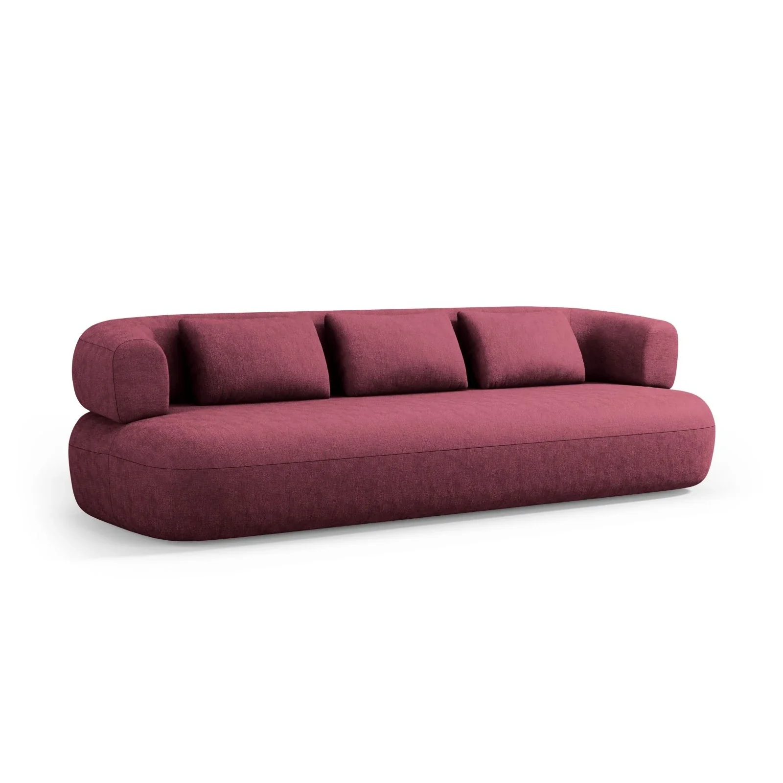 Jenny 4-Sitzer Sofa mit Bezug aus Samt, Boucle oder Chenille, 226x90 cm - Image 20