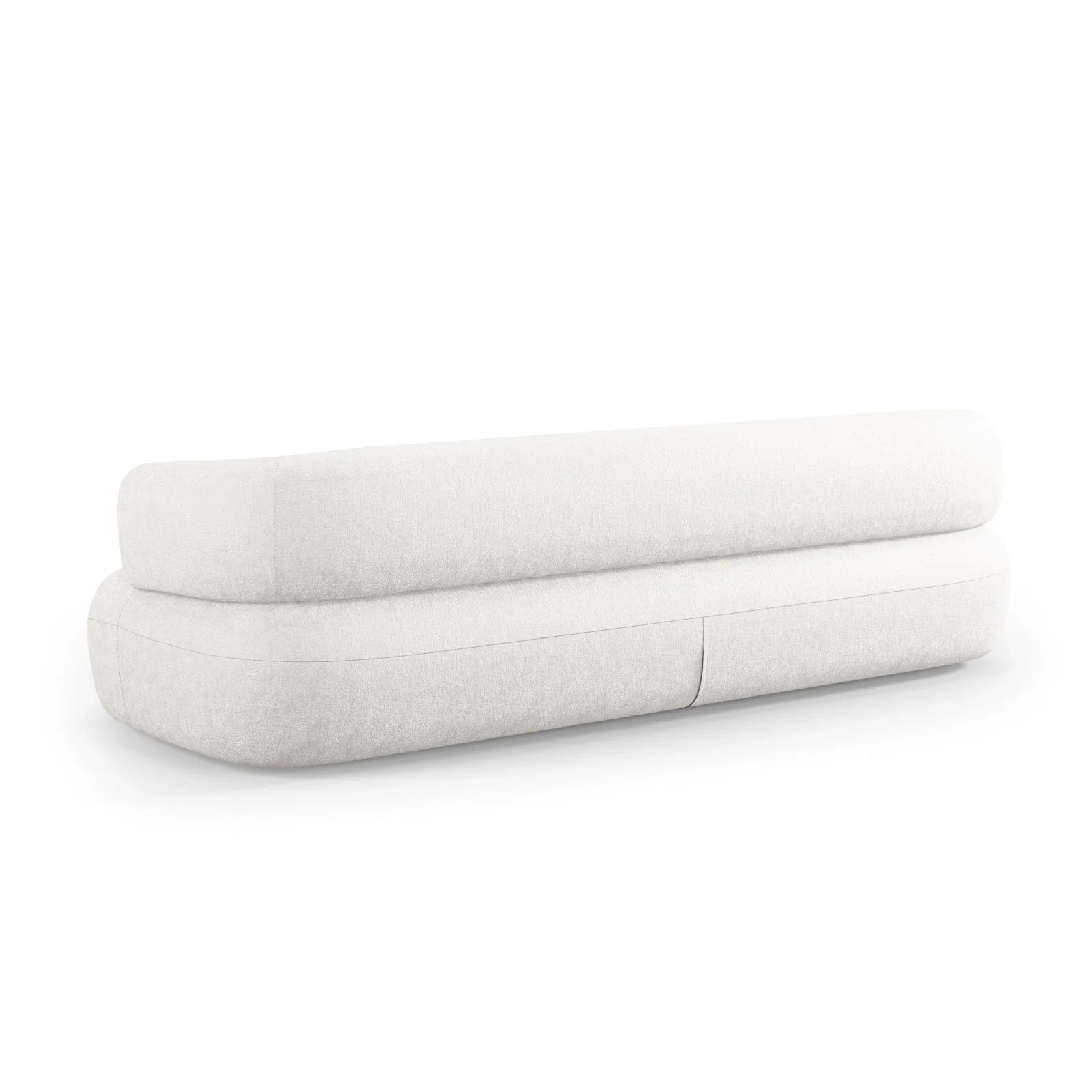 Jenny 4-Sitzer Sofa mit Bezug aus Samt, Boucle oder Chenille, 226x90 cm - Image 3
