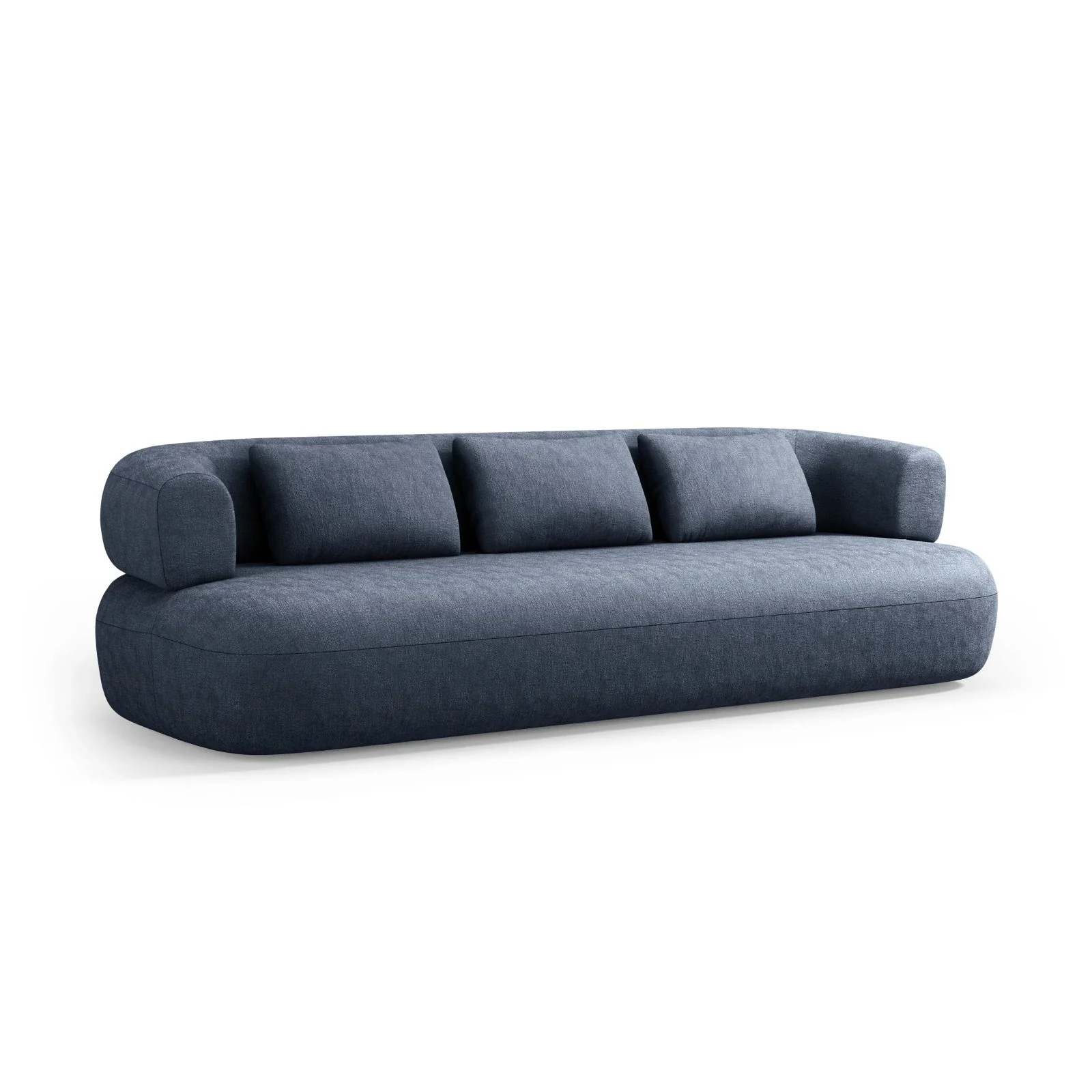 Jenny 4-Sitzer Sofa mit Bezug aus Samt, Boucle oder Chenille, 226x90 cm - Image 38