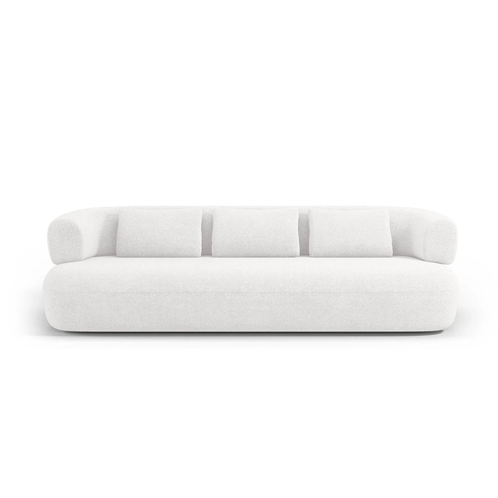 Jenny 4-Sitzer Sofa mit Bezug aus Samt, Boucle oder Chenille, 226x90 cm - Image 49
