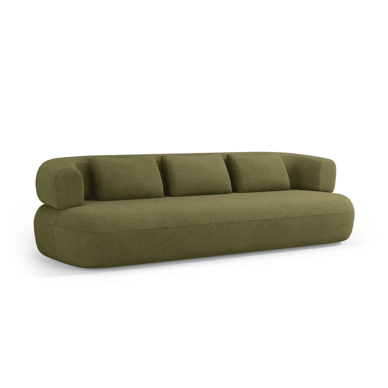 Jenny 4-Sitzer Sofa mit Bezug aus Samt, Boucle oder Chenille, 226x90 cm - Image 79