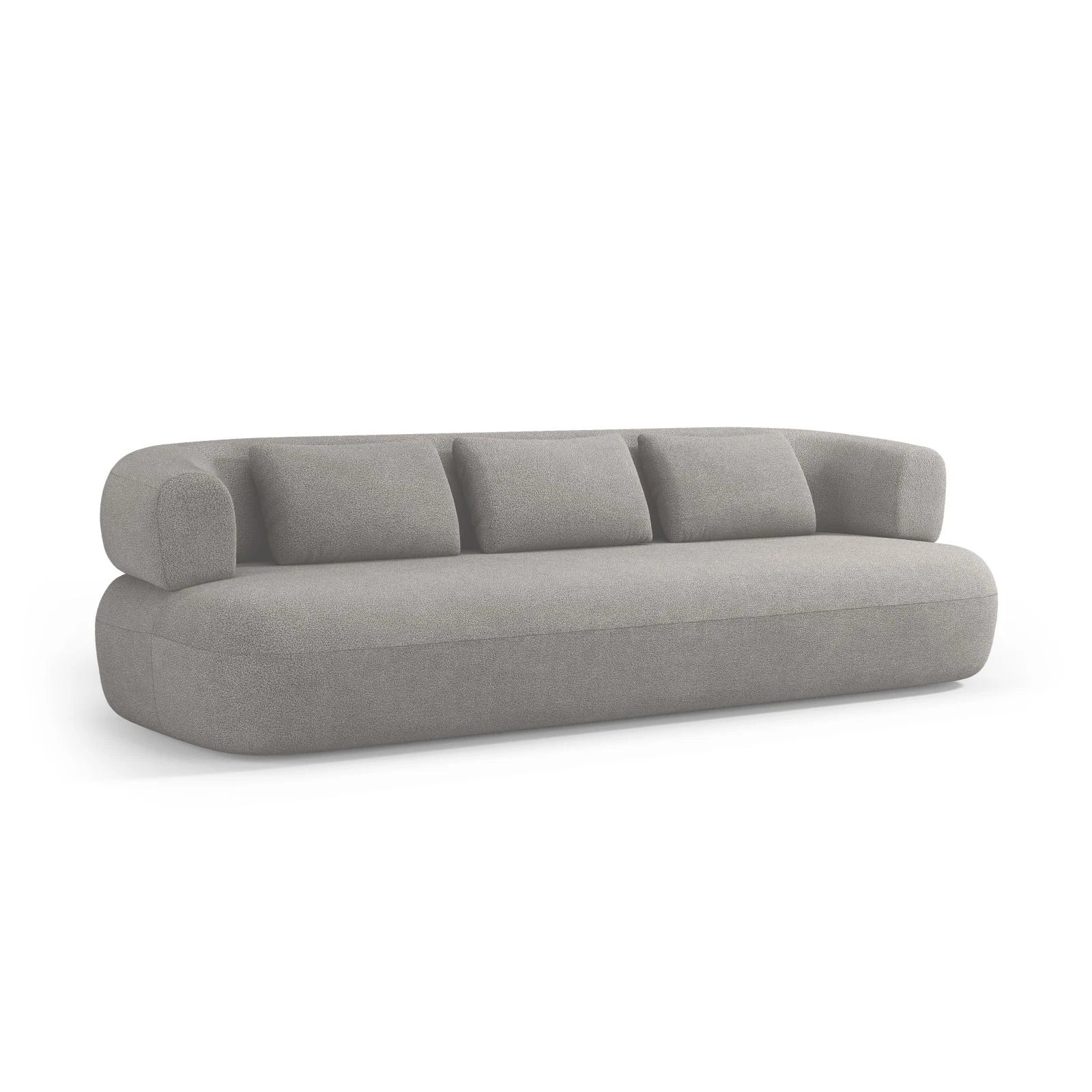 Jenny 4-Sitzer Sofa mit Bezug aus Samt, Boucle oder Chenille, 226x90 cm - Image 93