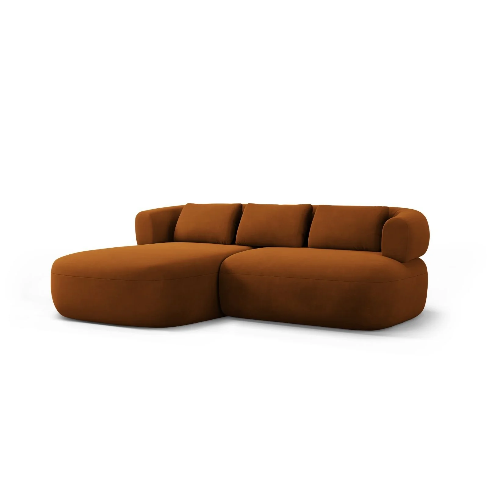 Jenny 5-Sitzer Ecksofa, Linke Seite, aus Samt, Chenille oder Boucle, 200x145 cm - Image 98